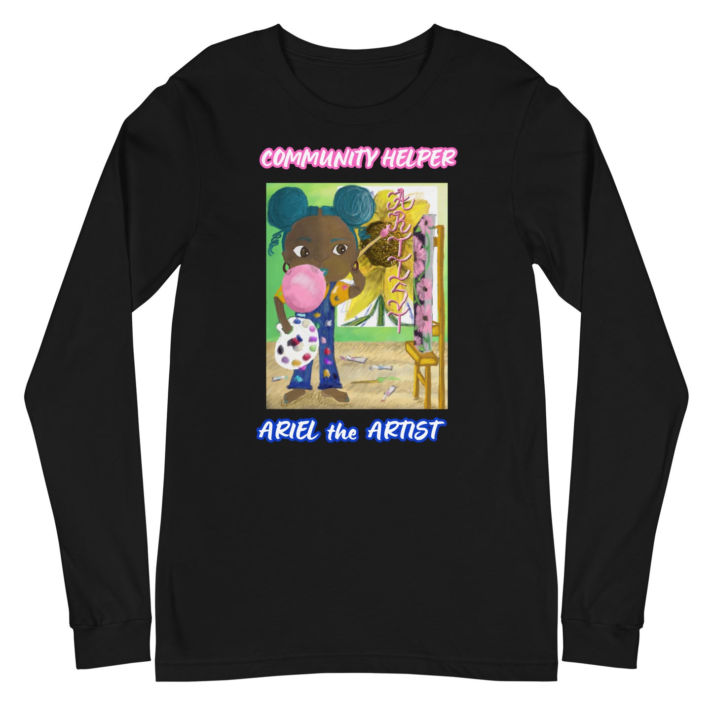 Ariel the Artist (Community Helper) Unisex Long Sleeve Tee