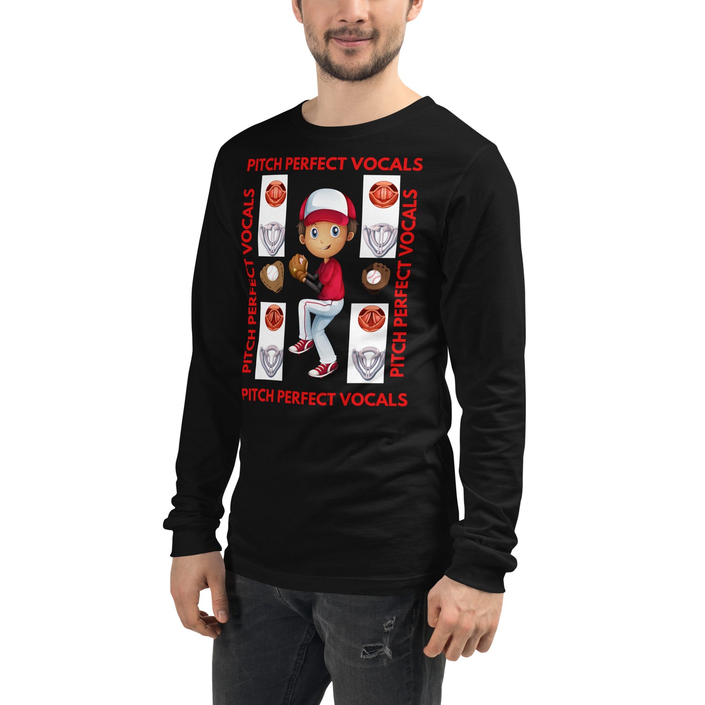 Pitch Perfect Vocals! (Unisex Long Sleeve Tee)