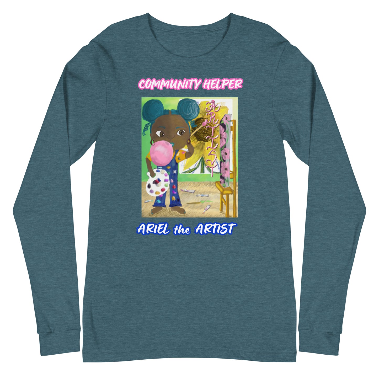 Ariel the Artist (Community Helper) Unisex Long Sleeve Tee