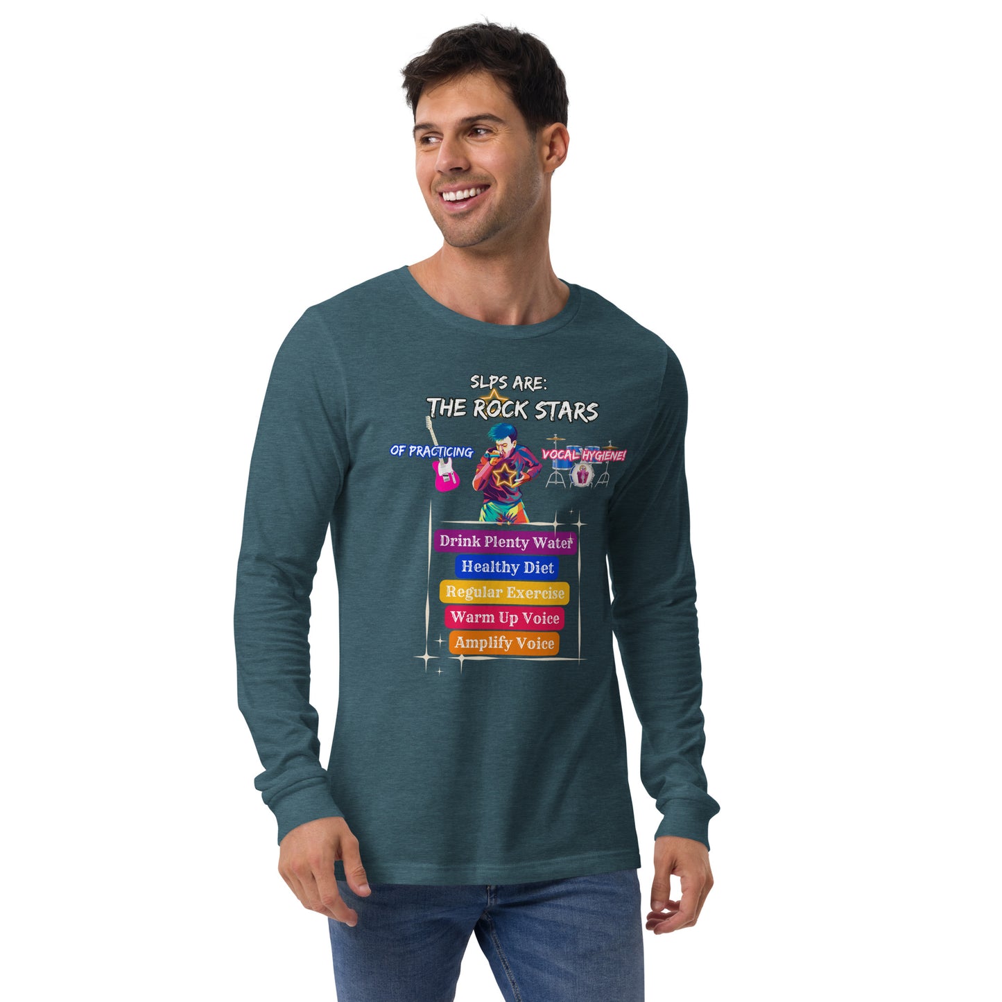 Rock Stars of Vocal Hygiene! Unisex Long Sleeve Tee