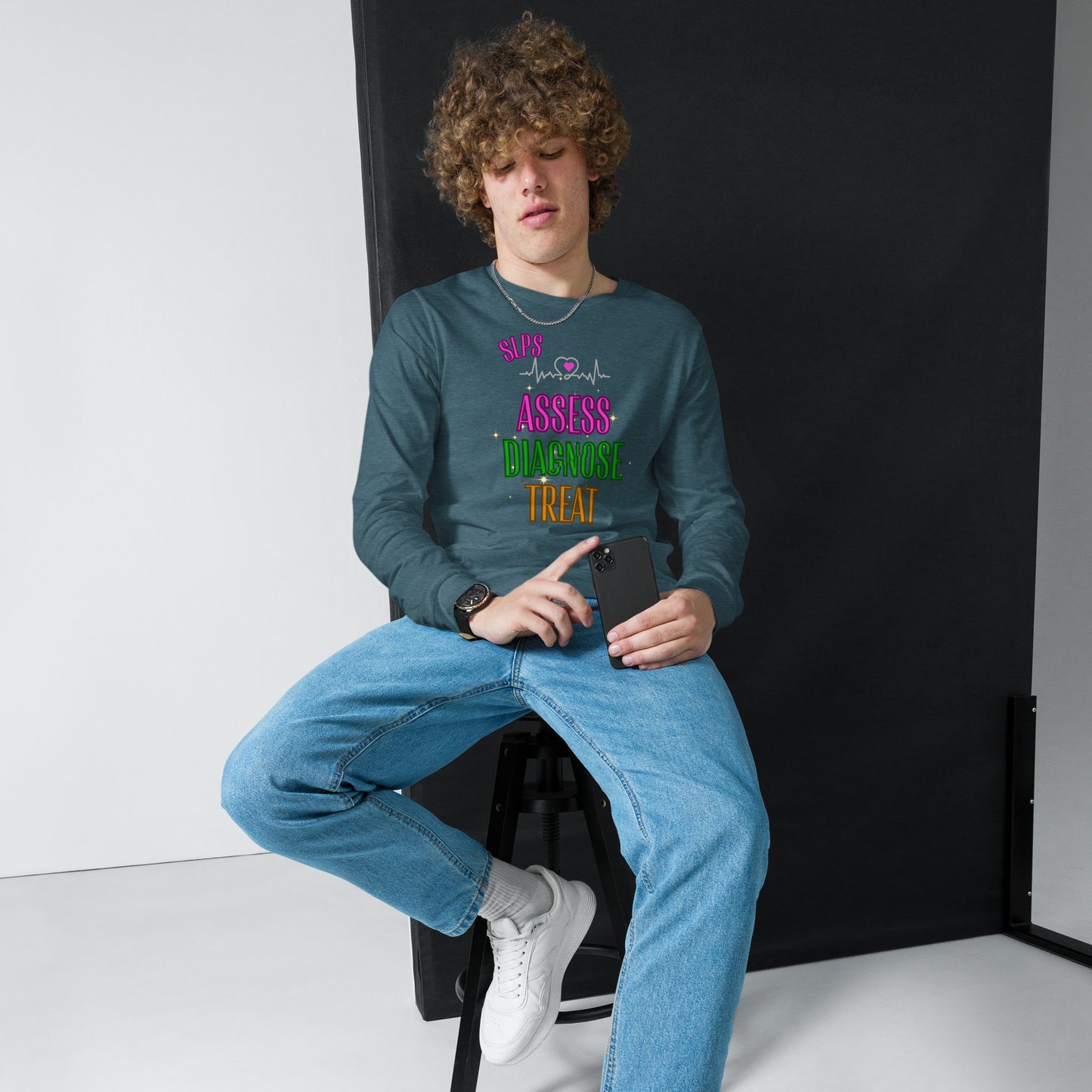 Assess Diagnose Treat! (Unisex Long Sleeve Tee)