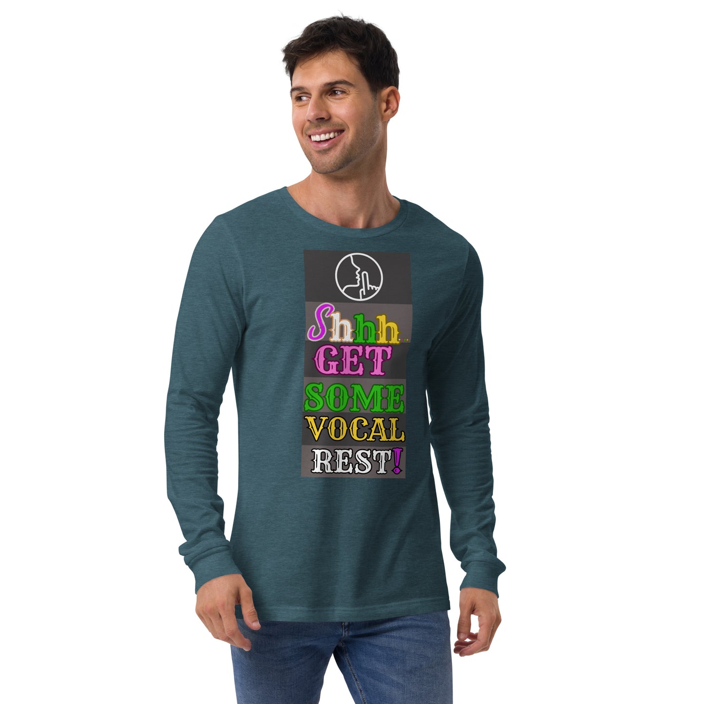 Vocal Rest! (Unisex Long Sleeve Tee)