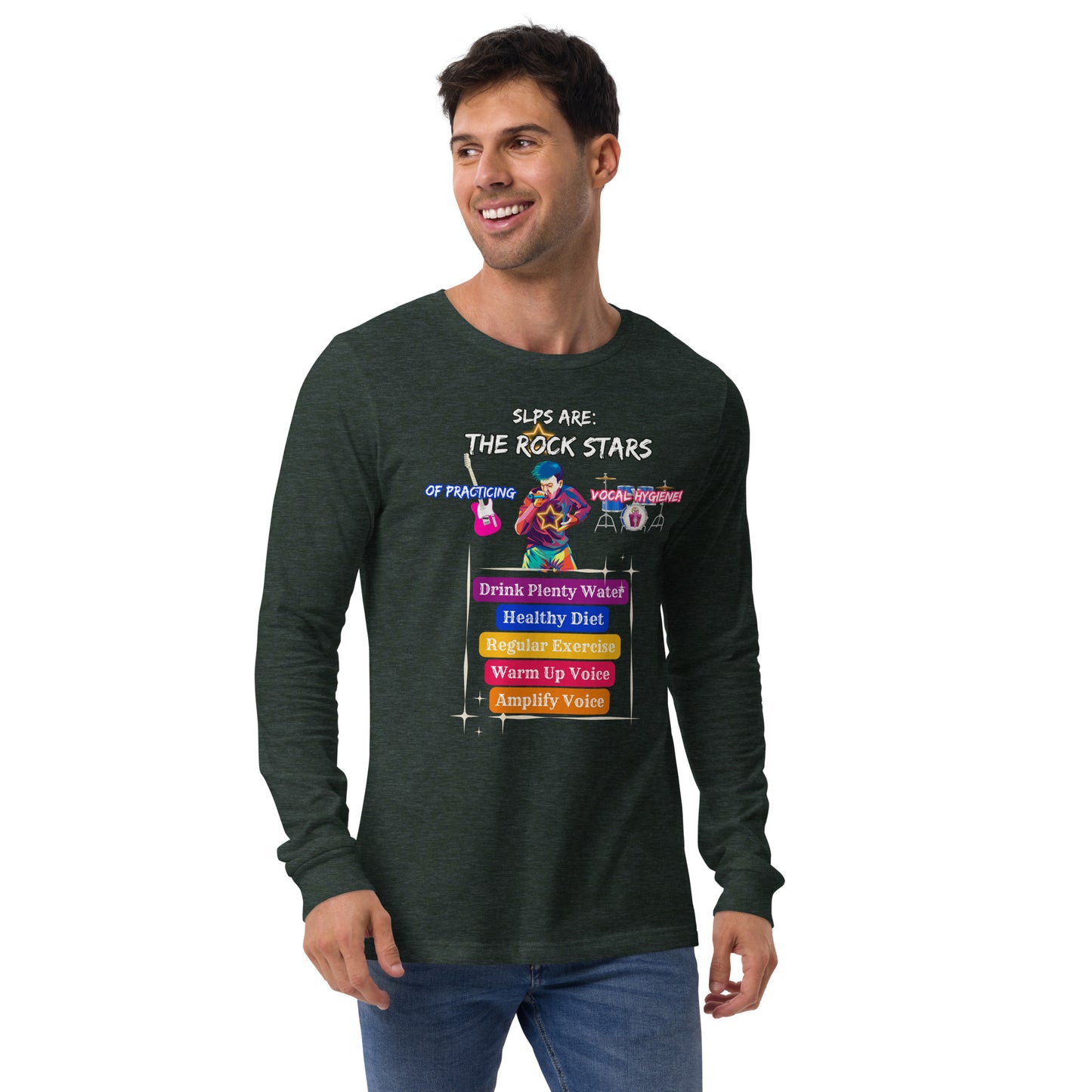 Rock Stars of Vocal Hygiene! Unisex Long Sleeve Tee
