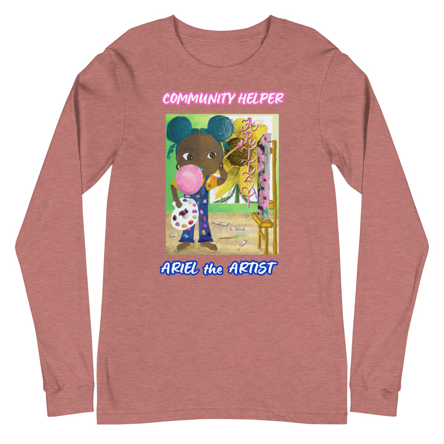 Ariel the Artist (Community Helper) Unisex Long Sleeve Tee