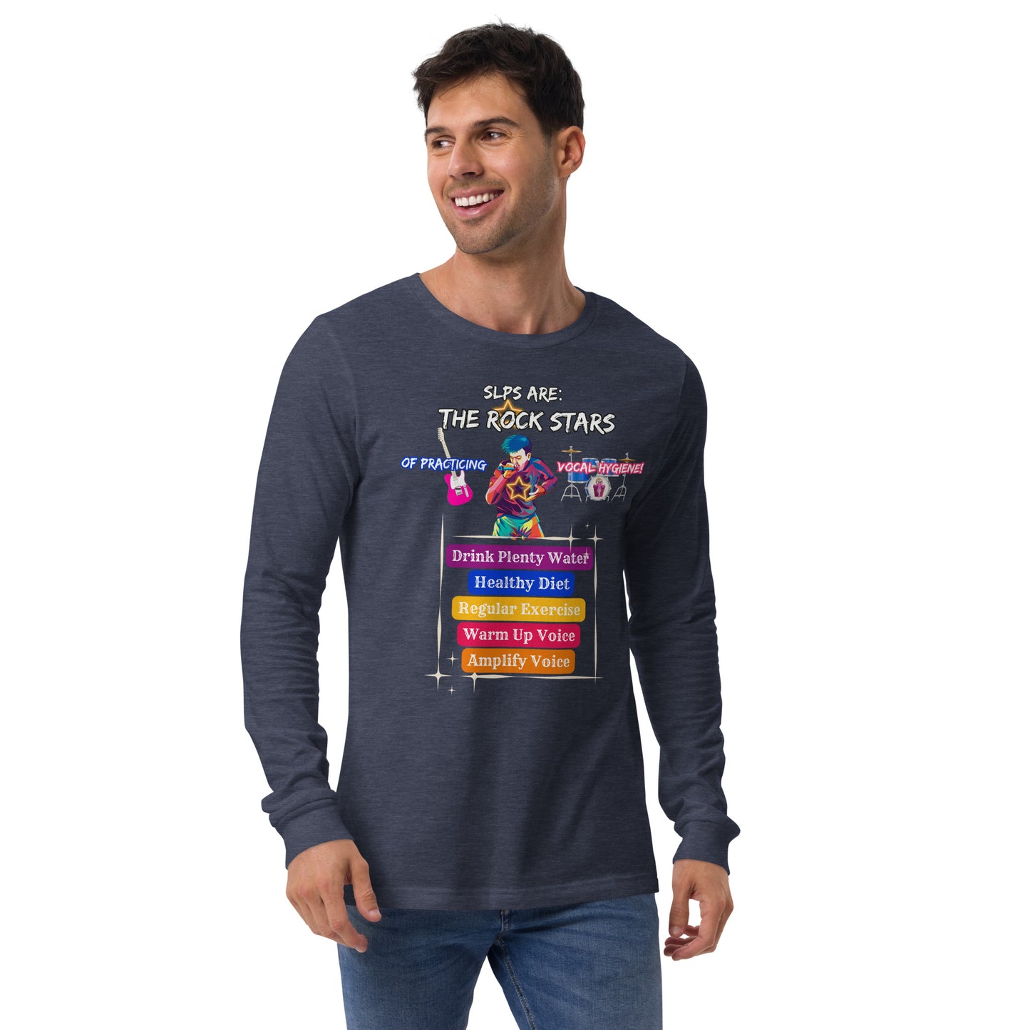 Rock Stars of Vocal Hygiene! Unisex Long Sleeve Tee