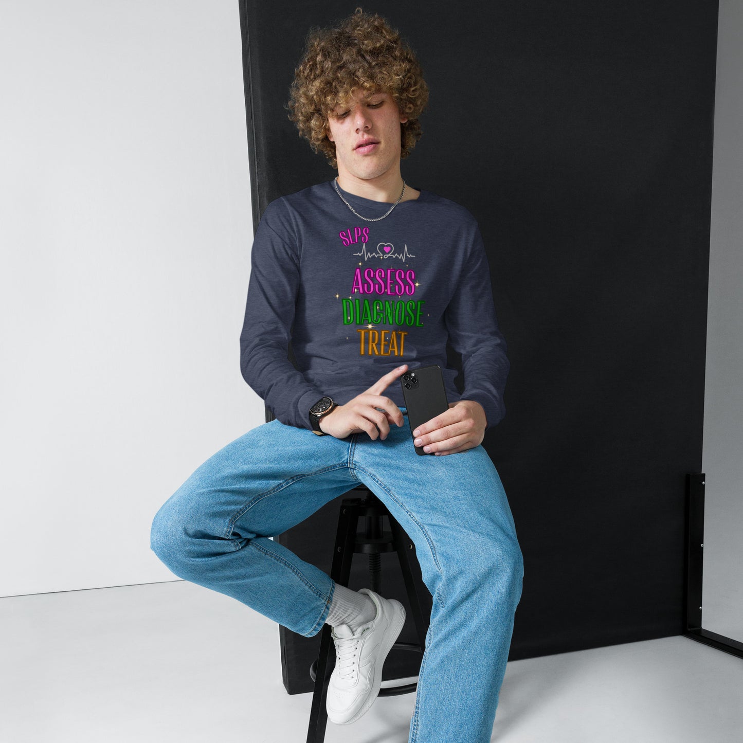 Assess Diagnose Treat! (Unisex Long Sleeve Tee)