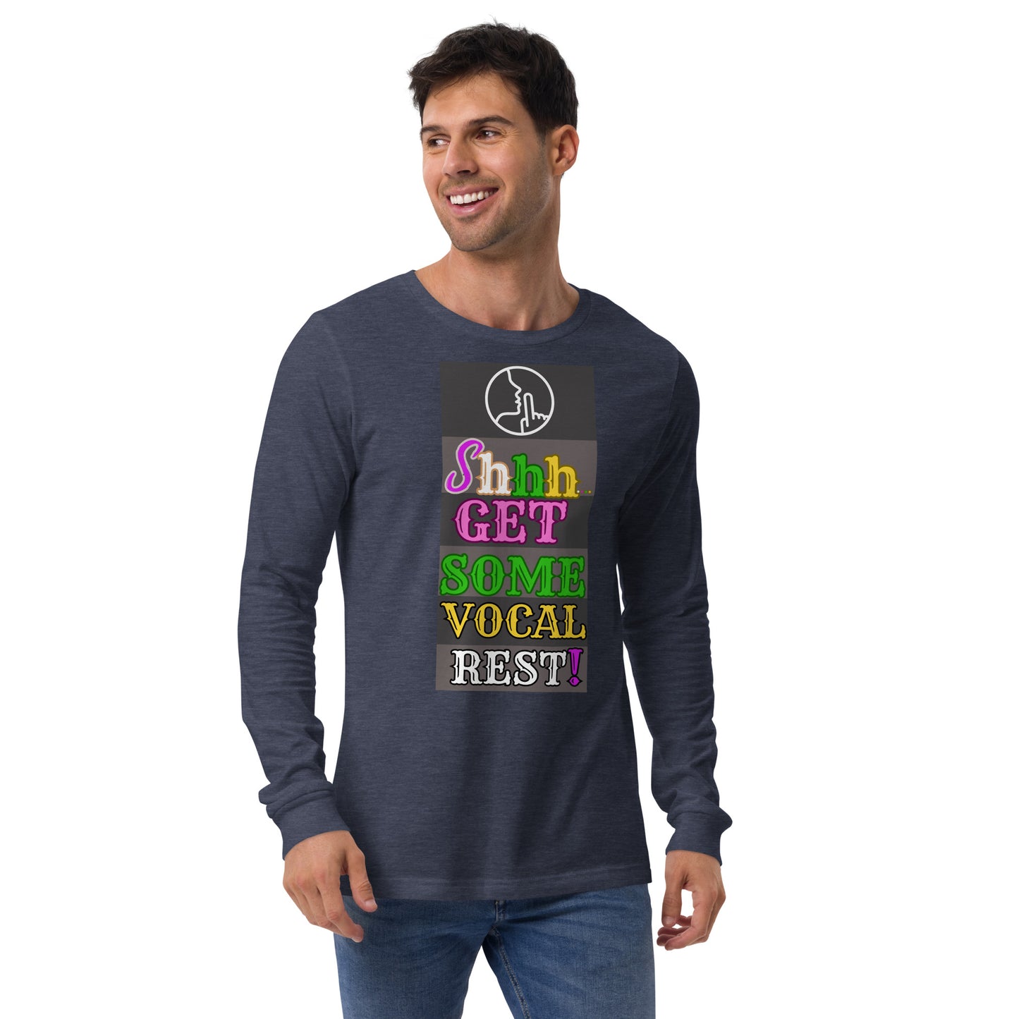 Vocal Rest! (Unisex Long Sleeve Tee)