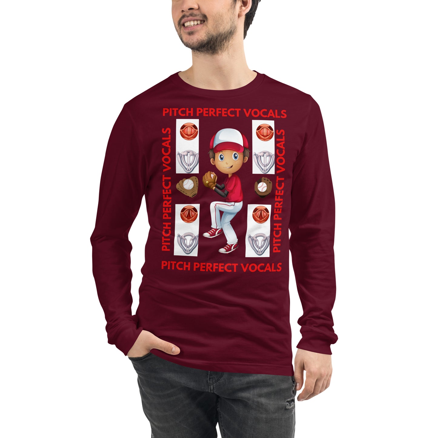 Pitch Perfect Vocals! (Unisex Long Sleeve Tee)