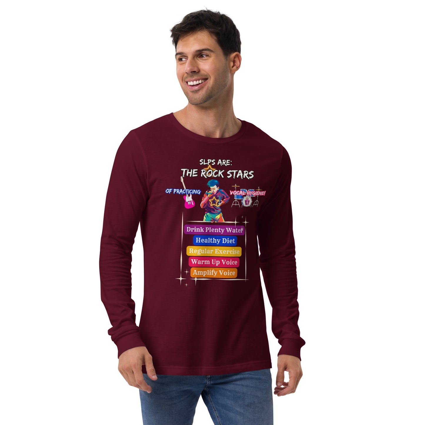 Rock Stars of Vocal Hygiene! Unisex Long Sleeve Tee