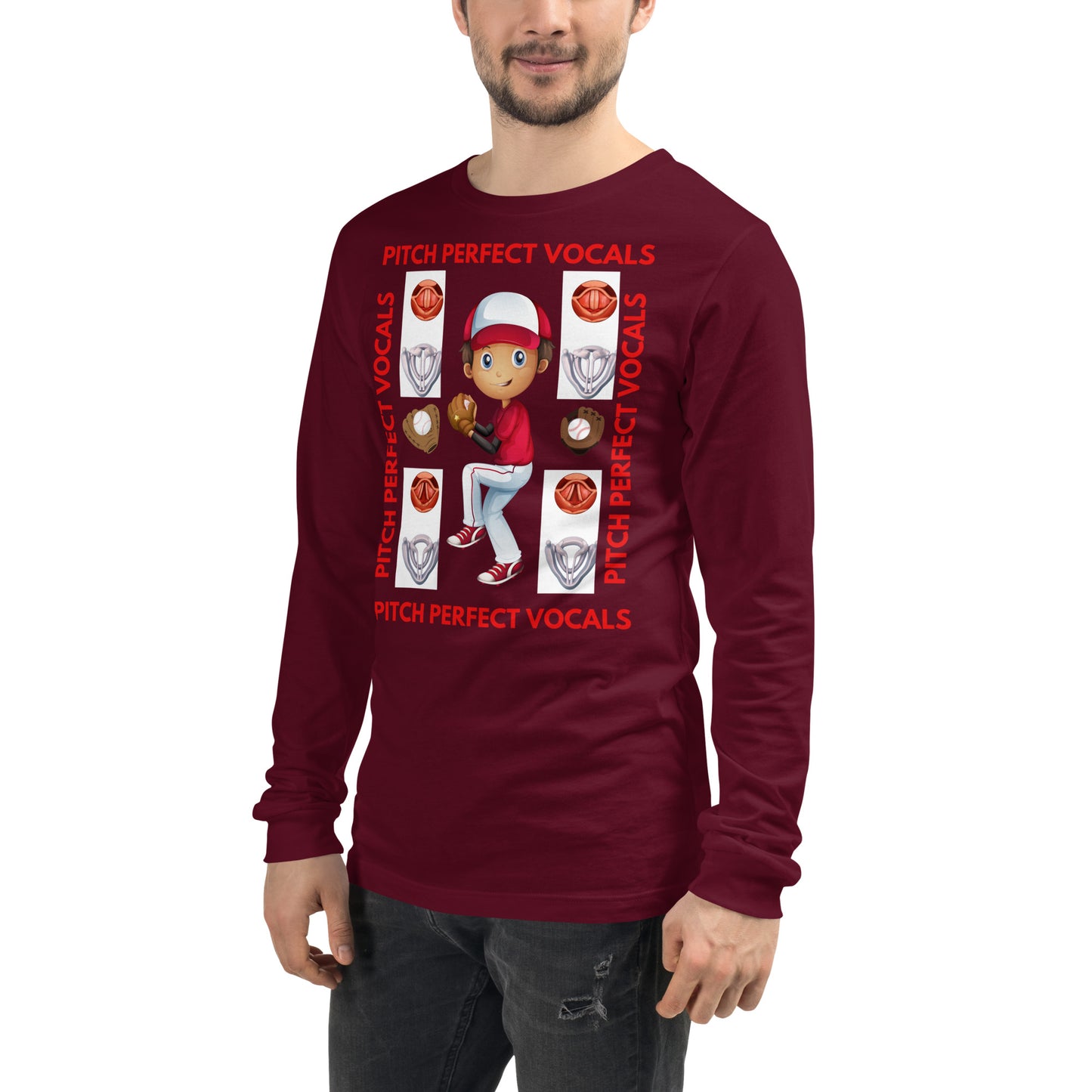Pitch Perfect Vocals! (Unisex Long Sleeve Tee)