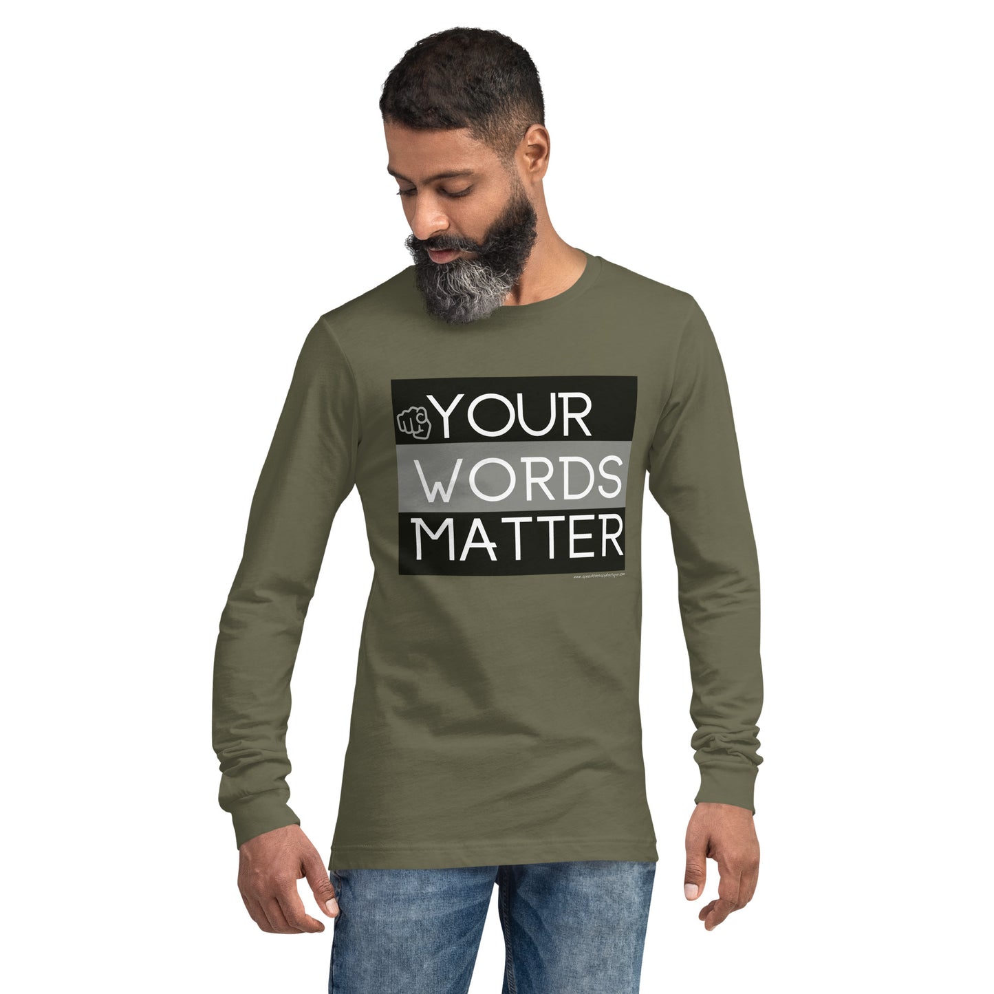 Your Words Matter! Unisex Long Sleeve Tee