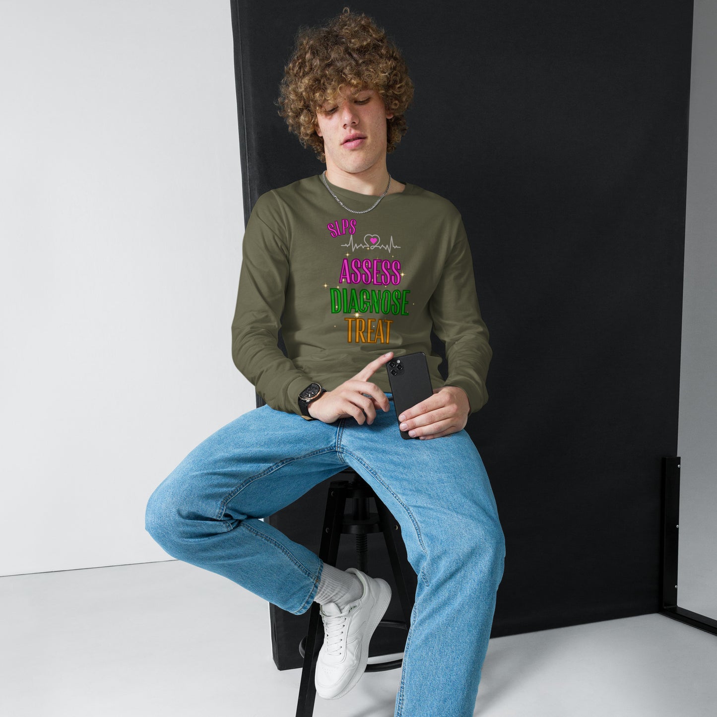 Assess Diagnose Treat! (Unisex Long Sleeve Tee)