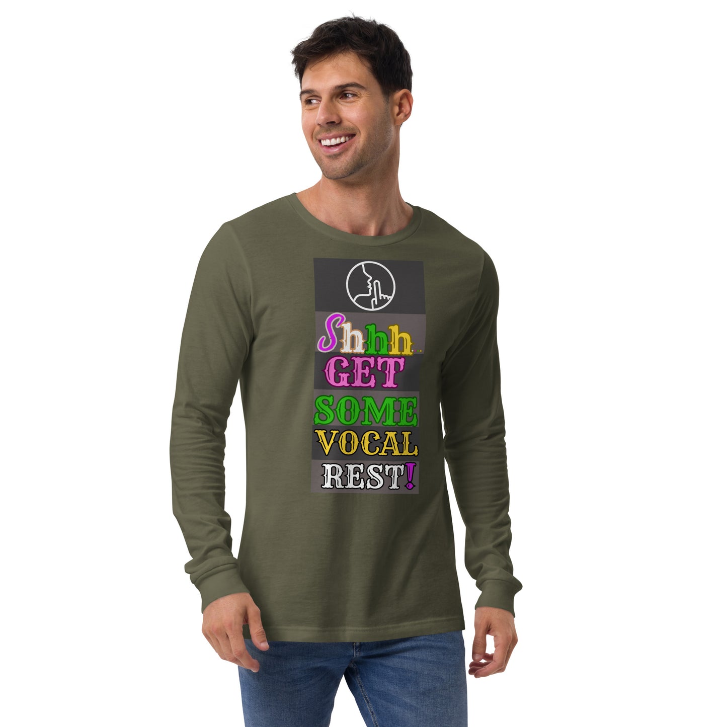 Vocal Rest! (Unisex Long Sleeve Tee)