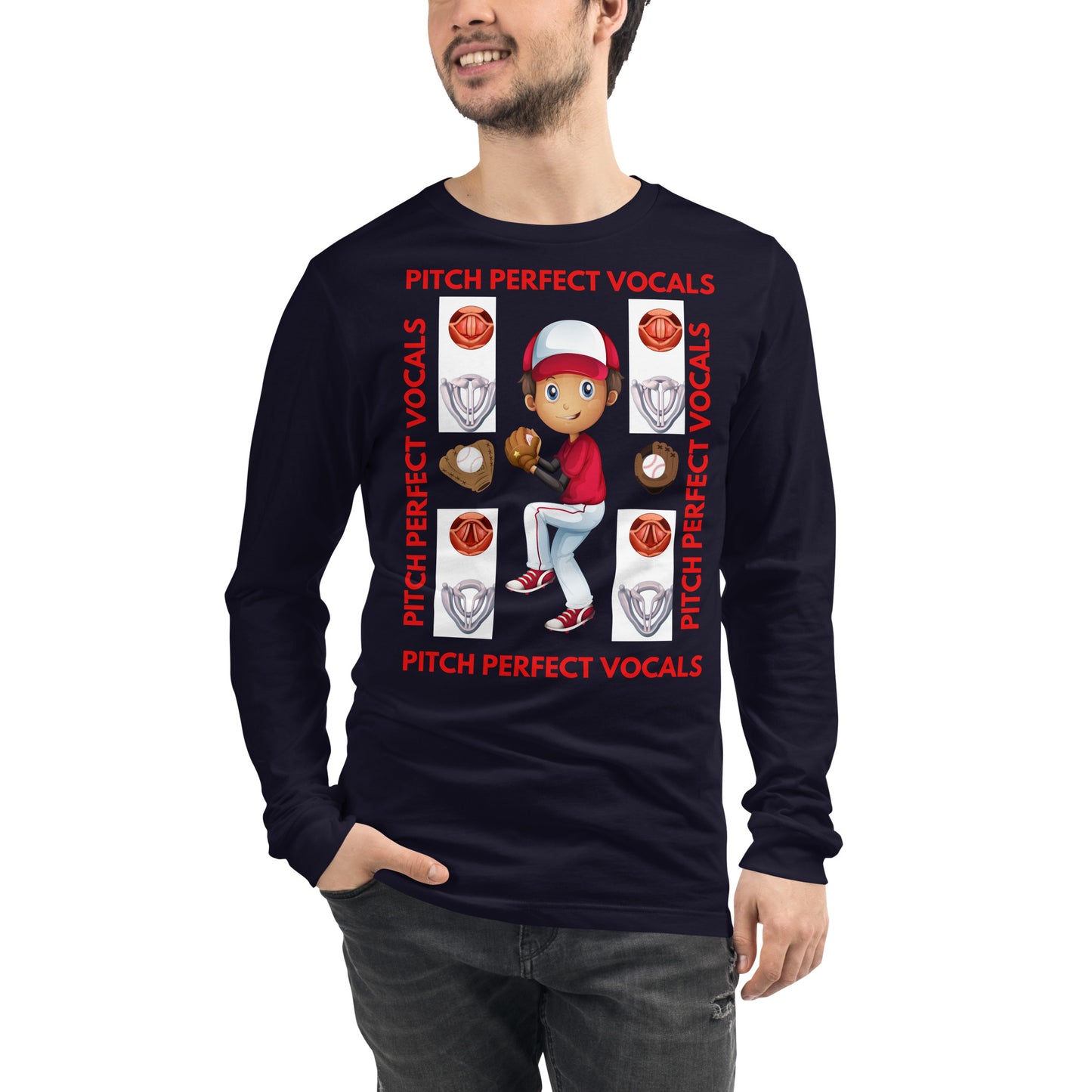 Pitch Perfect Vocals! (Unisex Long Sleeve Tee)