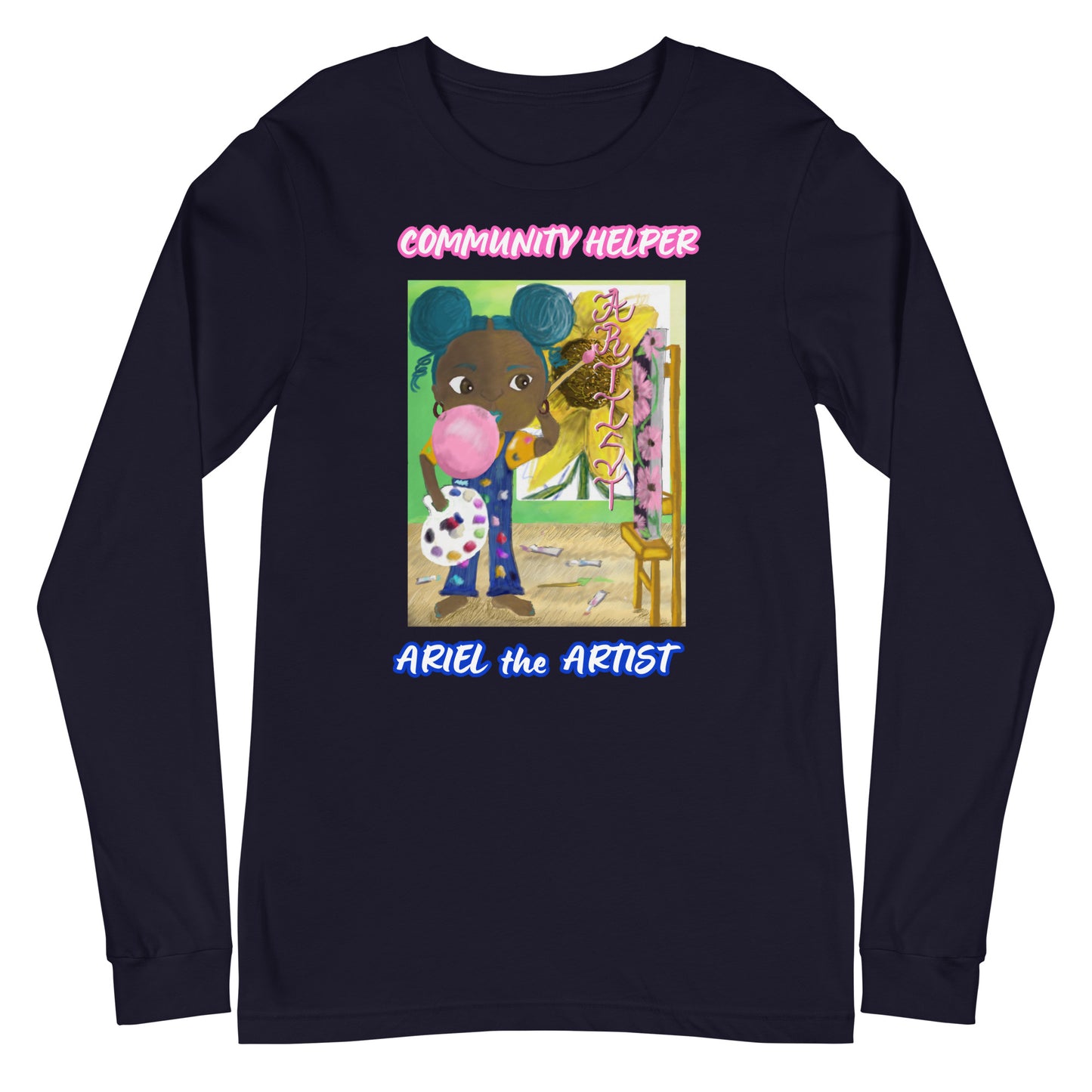Ariel the Artist (Community Helper) Unisex Long Sleeve Tee