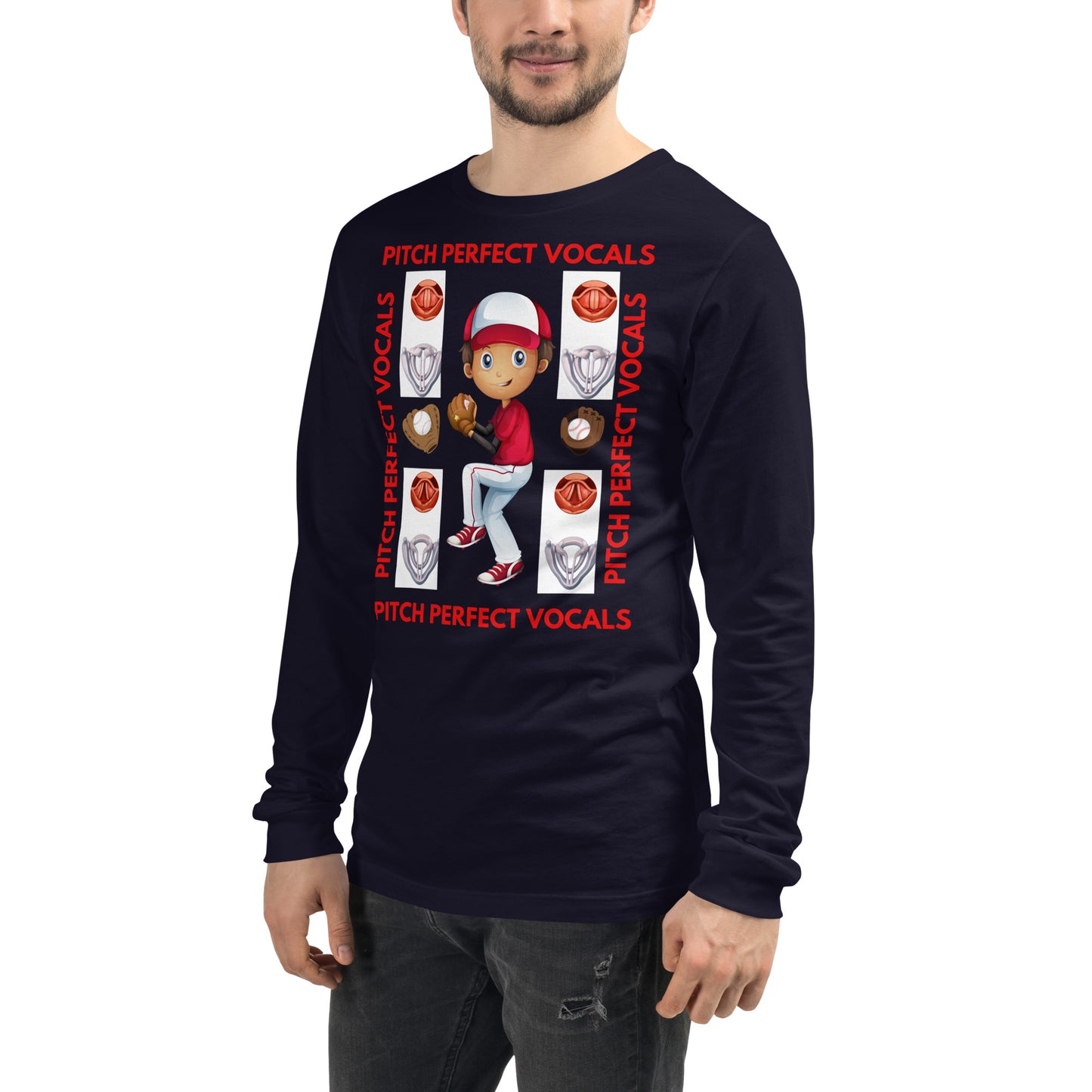 Pitch Perfect Vocals! (Unisex Long Sleeve Tee)