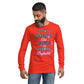 (Words Only) Imitated and Always Duplicated! Unisex Long Sleeve Tee