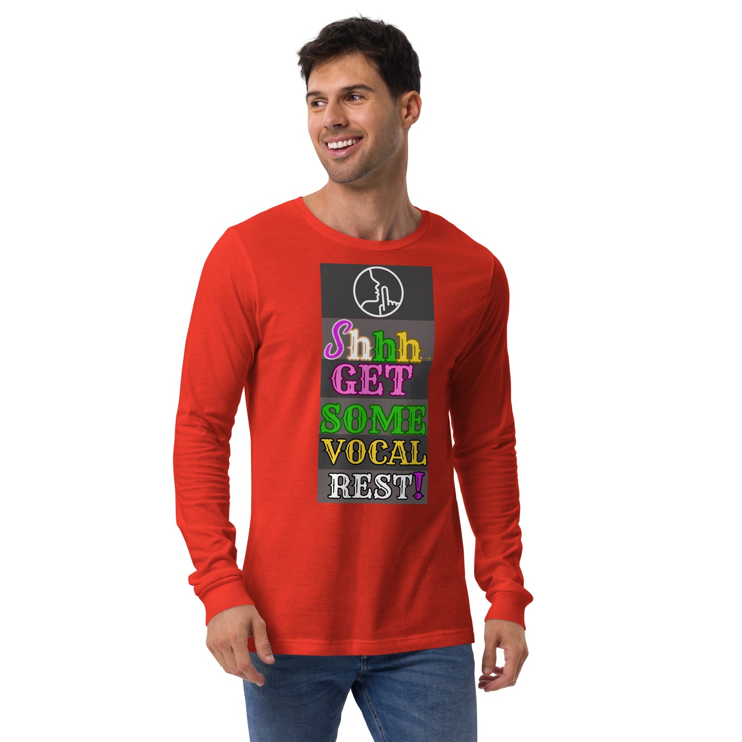 Vocal Rest! (Unisex Long Sleeve Tee)