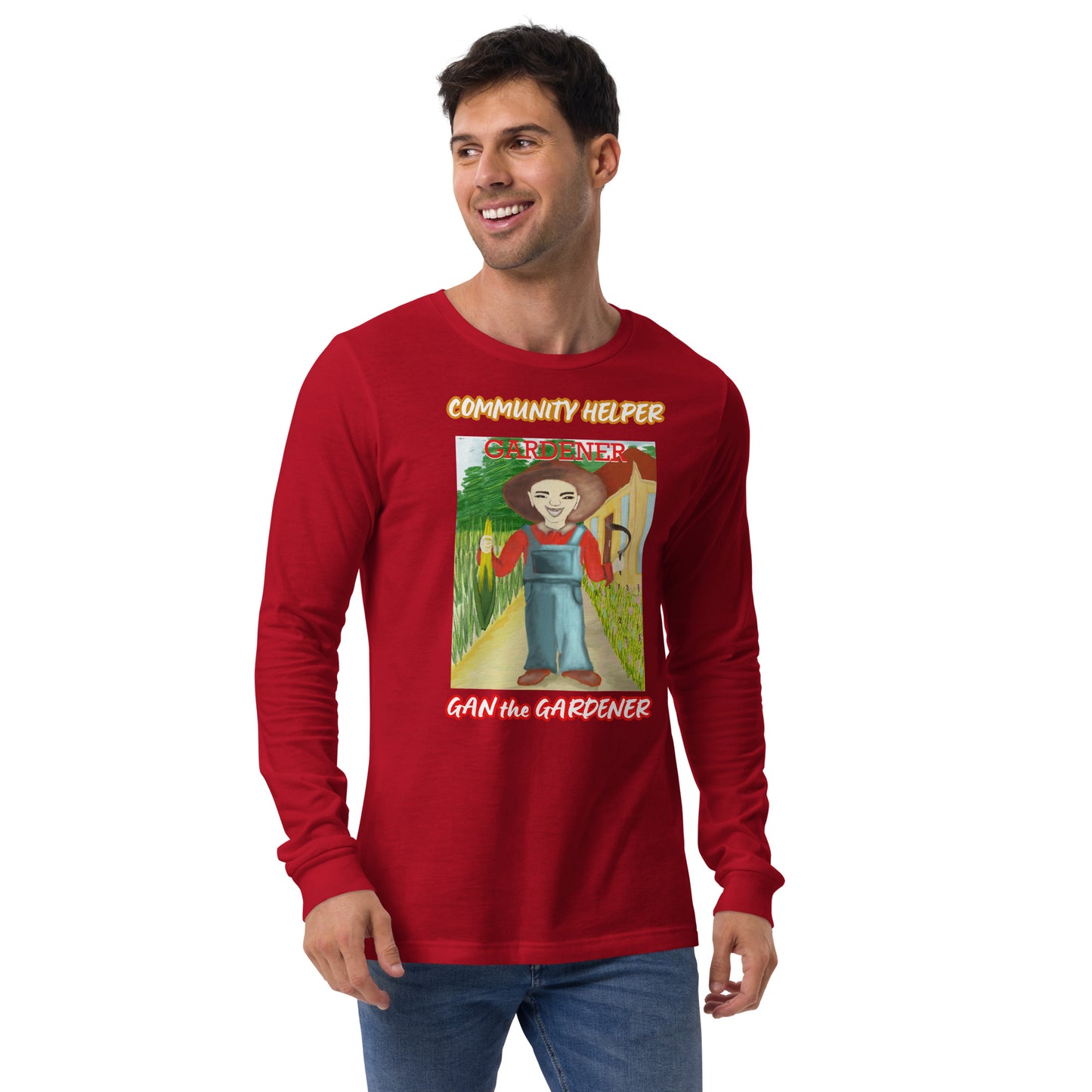 Gan the Gardener (Community Helper) Unisex Long Sleeve Tee