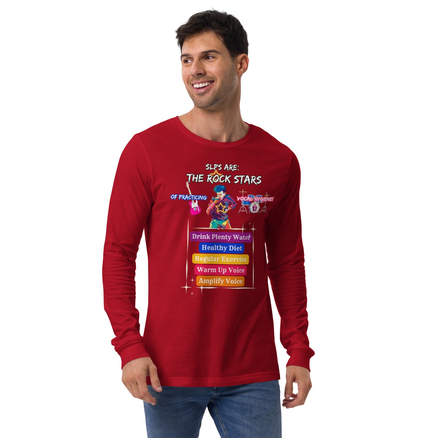 Rock Stars of Vocal Hygiene! Unisex Long Sleeve Tee