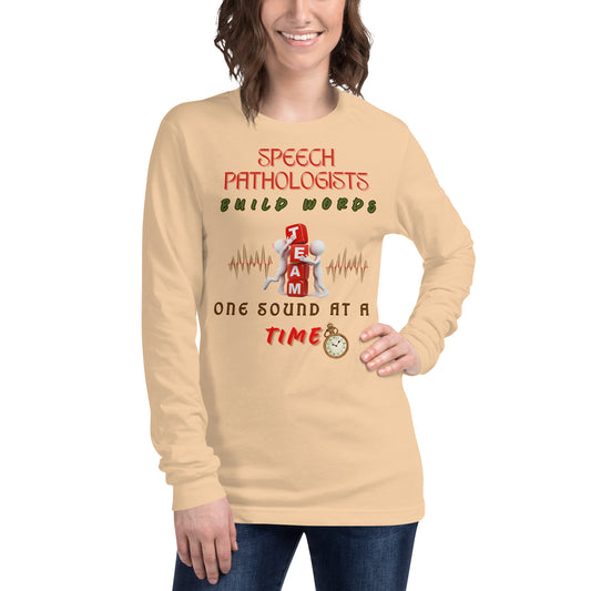 Building Words! Unisex Long Sleeve Tee