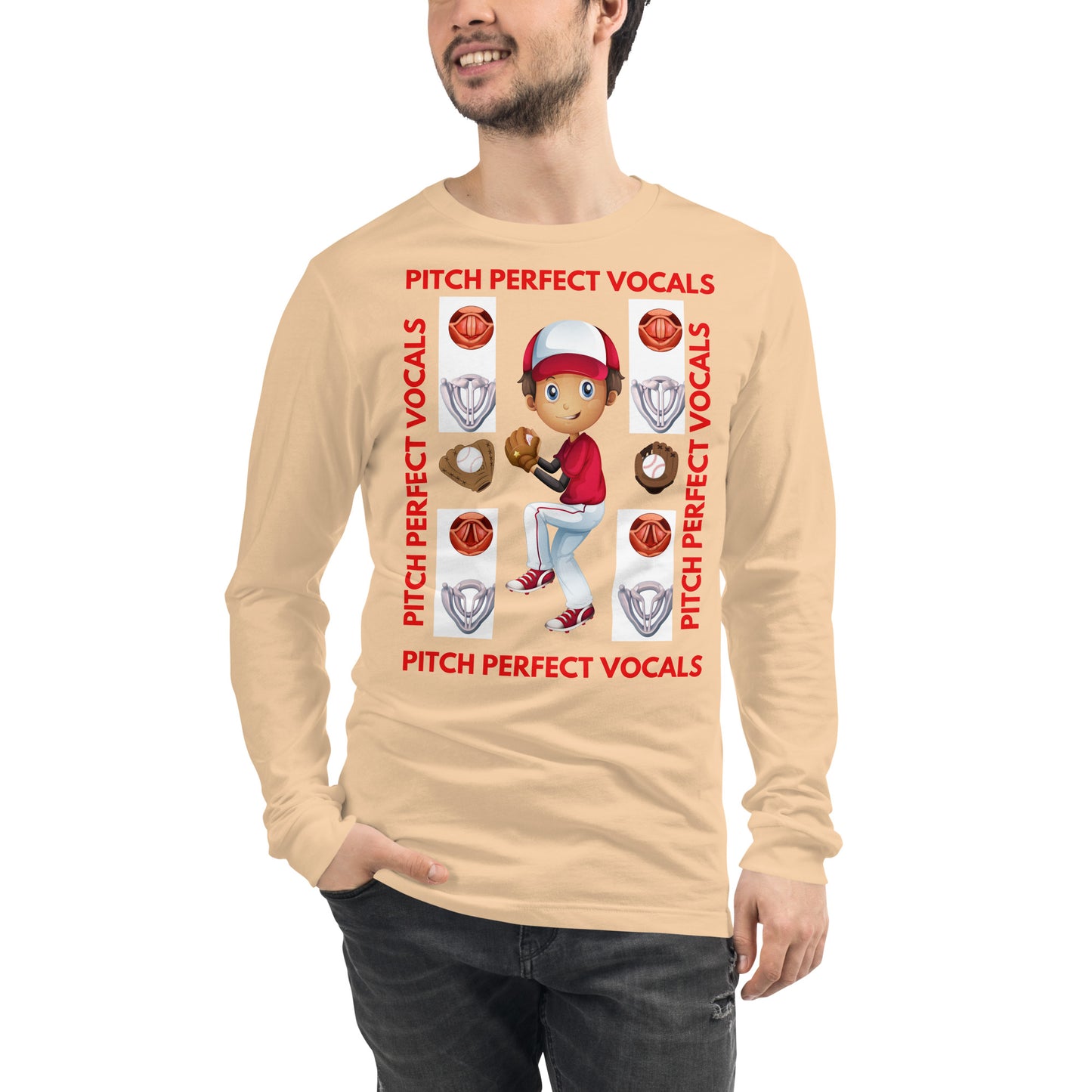 Pitch Perfect Vocals! (Unisex Long Sleeve Tee)