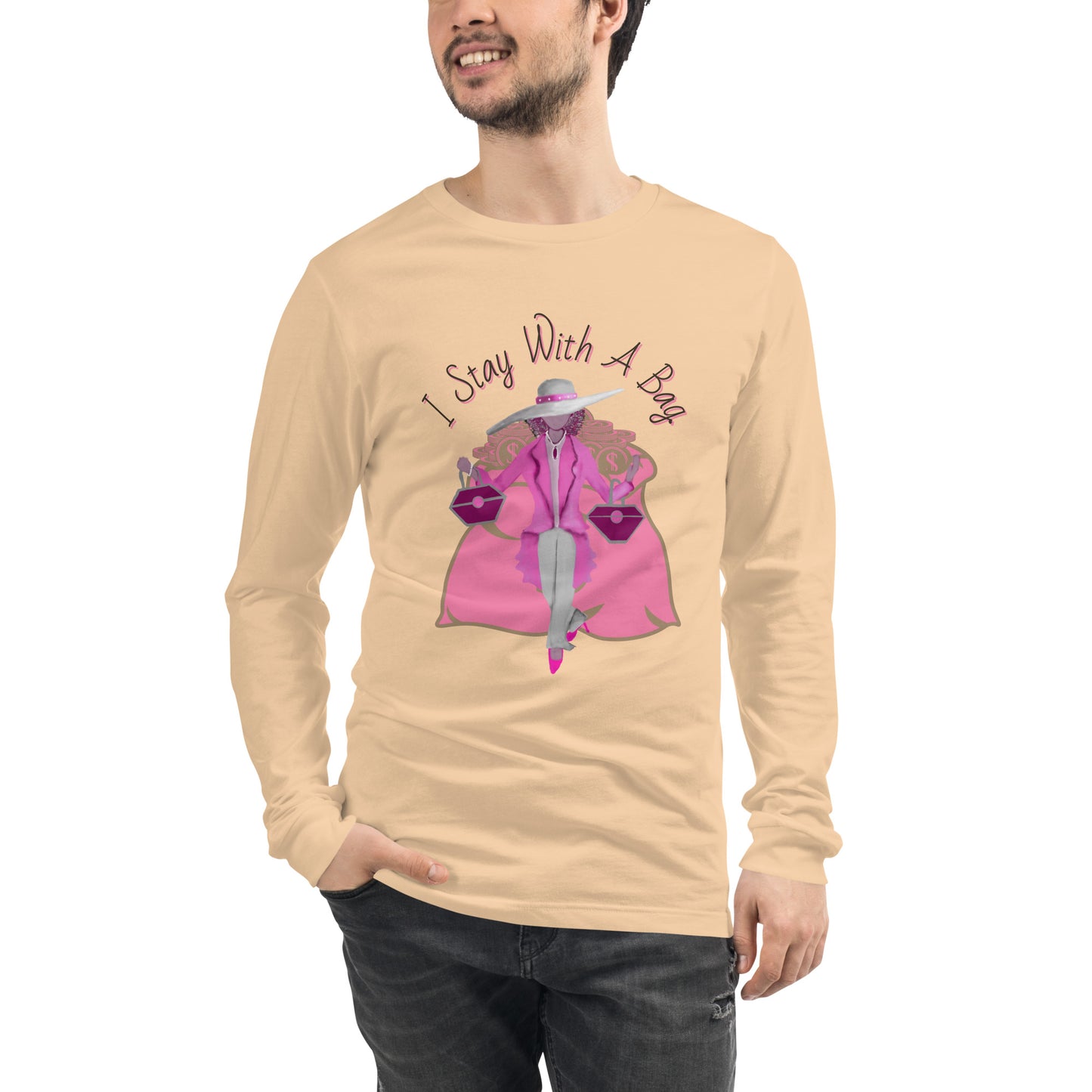 I Stay With A Bag! Unisex Long Sleeve Tee