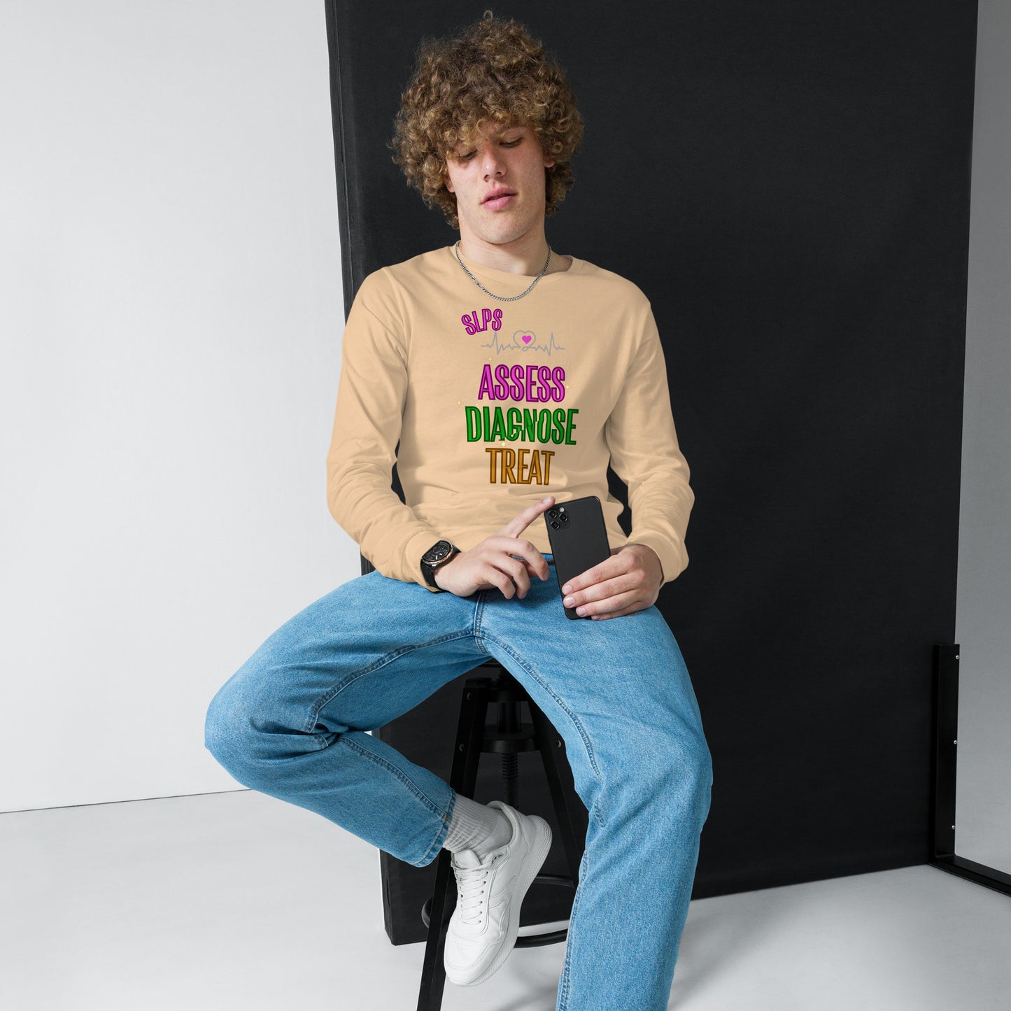 Assess Diagnose Treat! (Unisex Long Sleeve Tee)