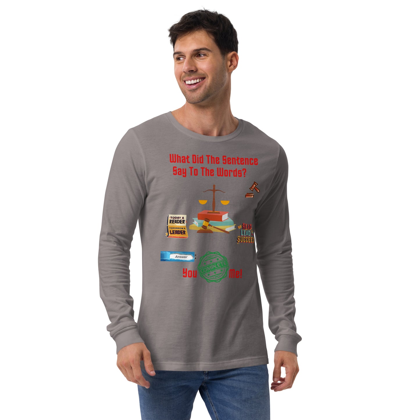 You Complete Me! Unisex Long Sleeve Tee