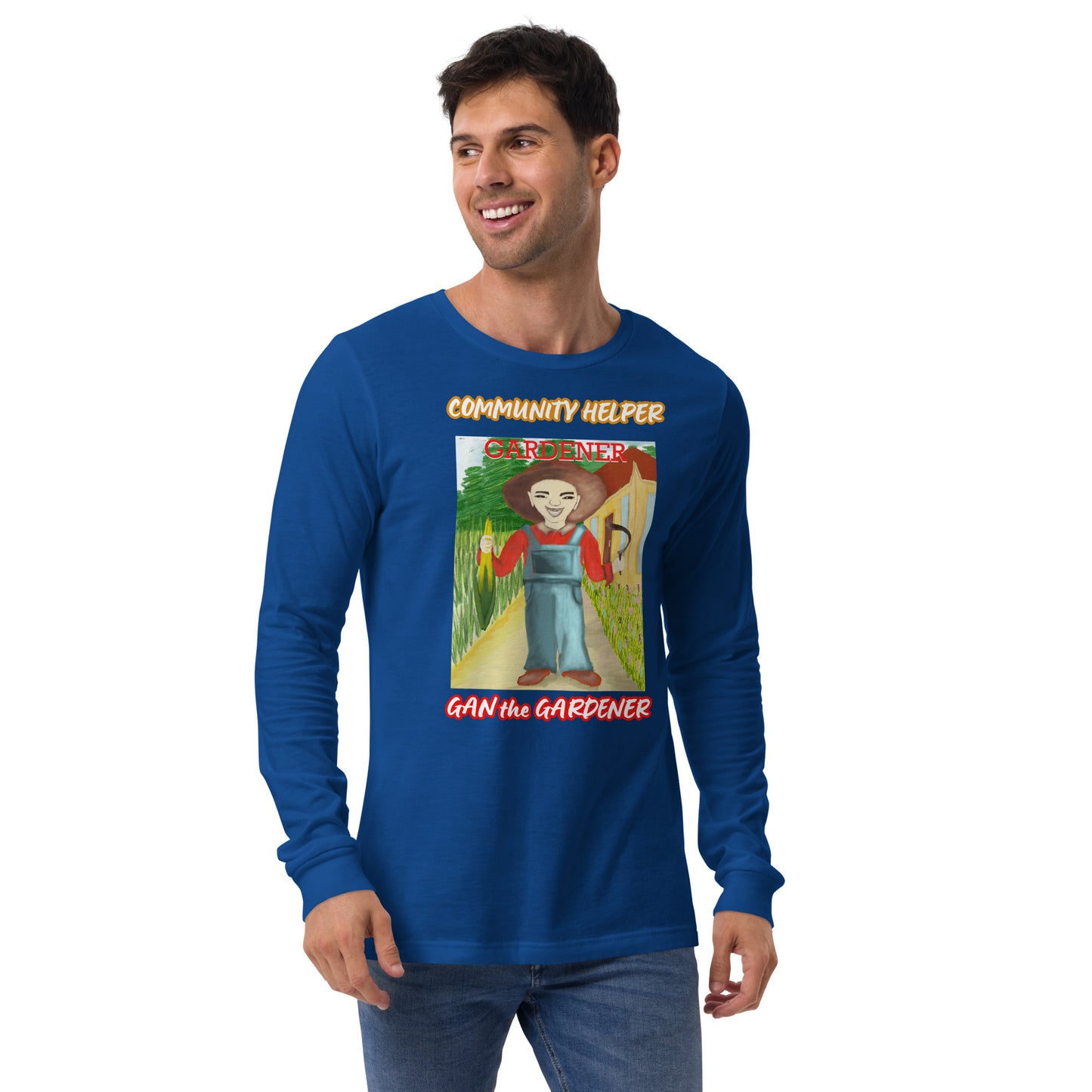 Gan the Gardener (Community Helper) Unisex Long Sleeve Tee