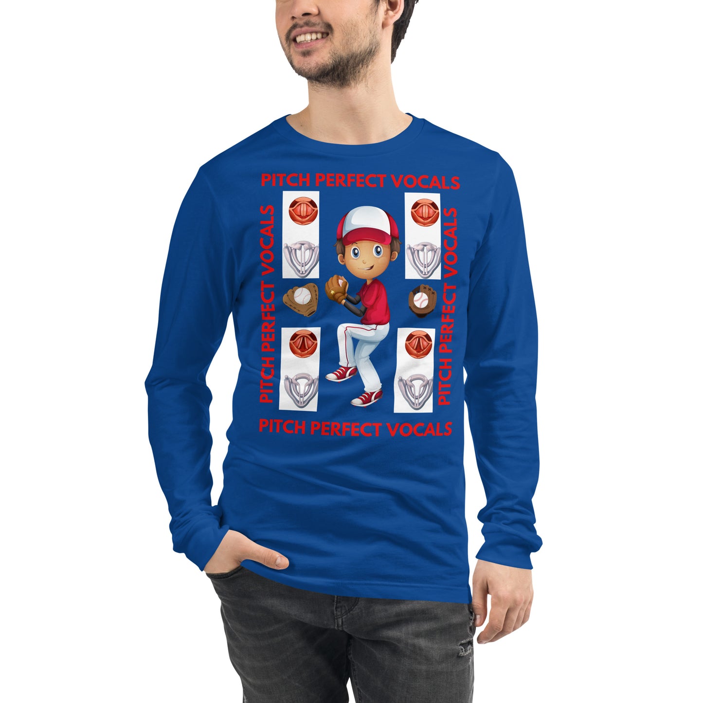Pitch Perfect Vocals! (Unisex Long Sleeve Tee)