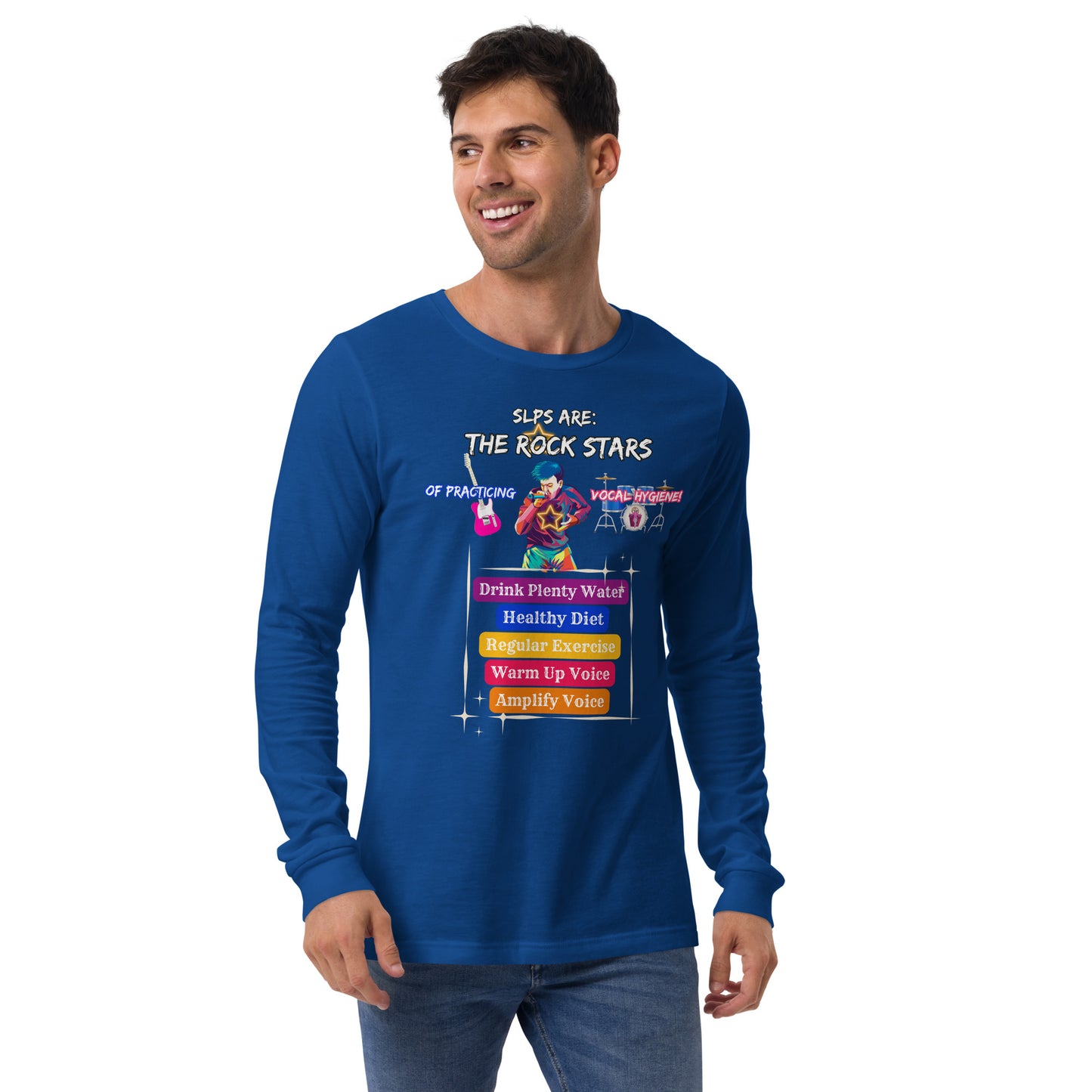 Rock Stars of Vocal Hygiene! Unisex Long Sleeve Tee