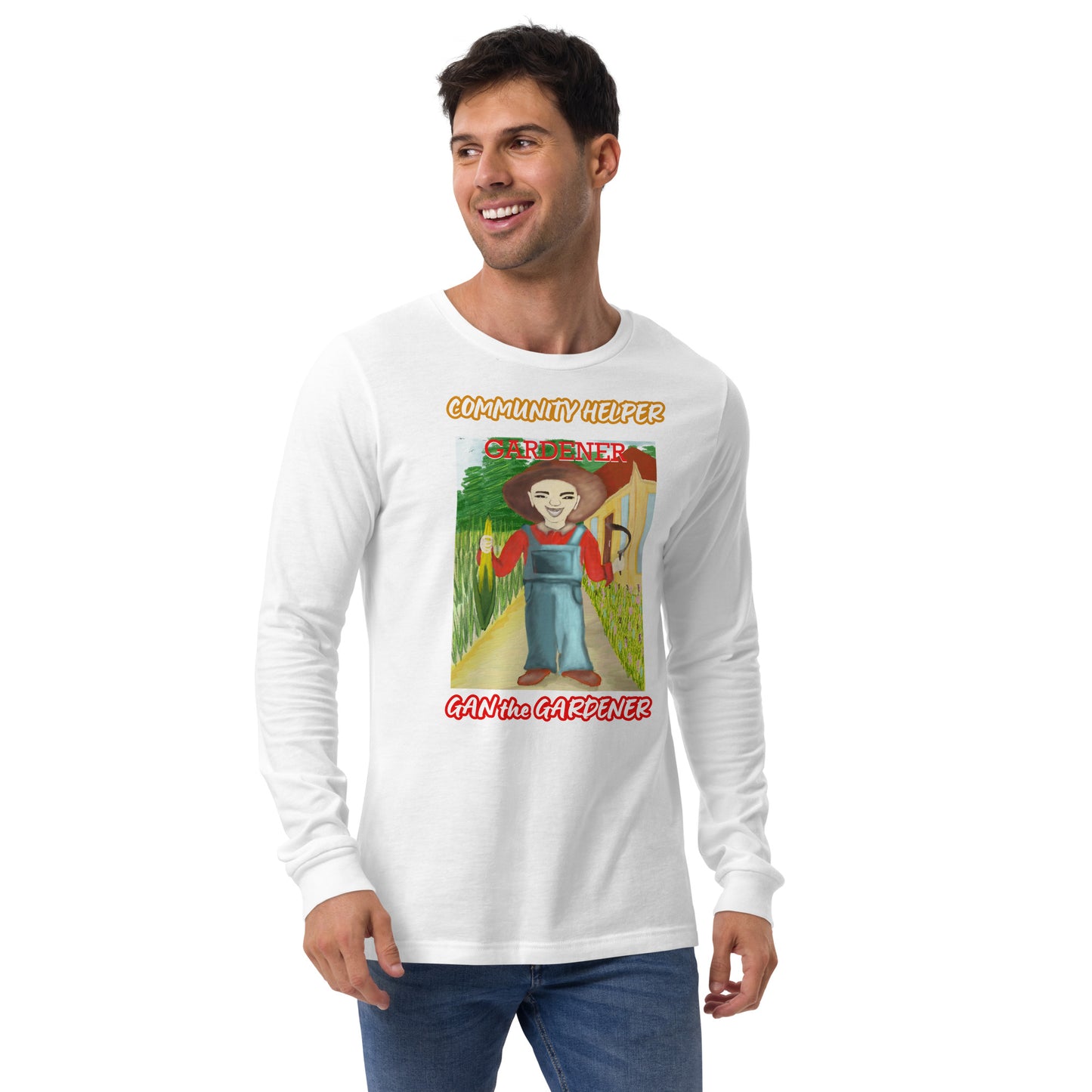 Gan the Gardener (Community Helper) Unisex Long Sleeve Tee