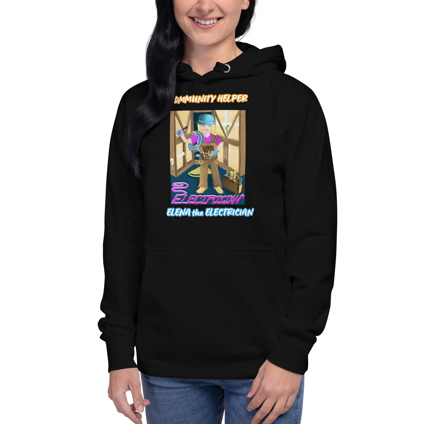 Elena the Electrician! (Community Helper) Unisex Hoodie
