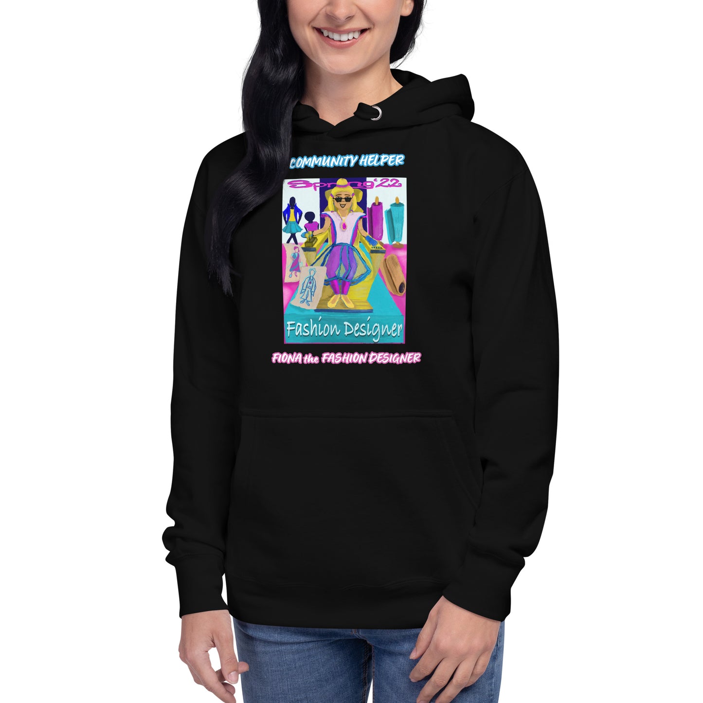 Fiona the Fashion Designer (Community Helper) Unisex Hoodie