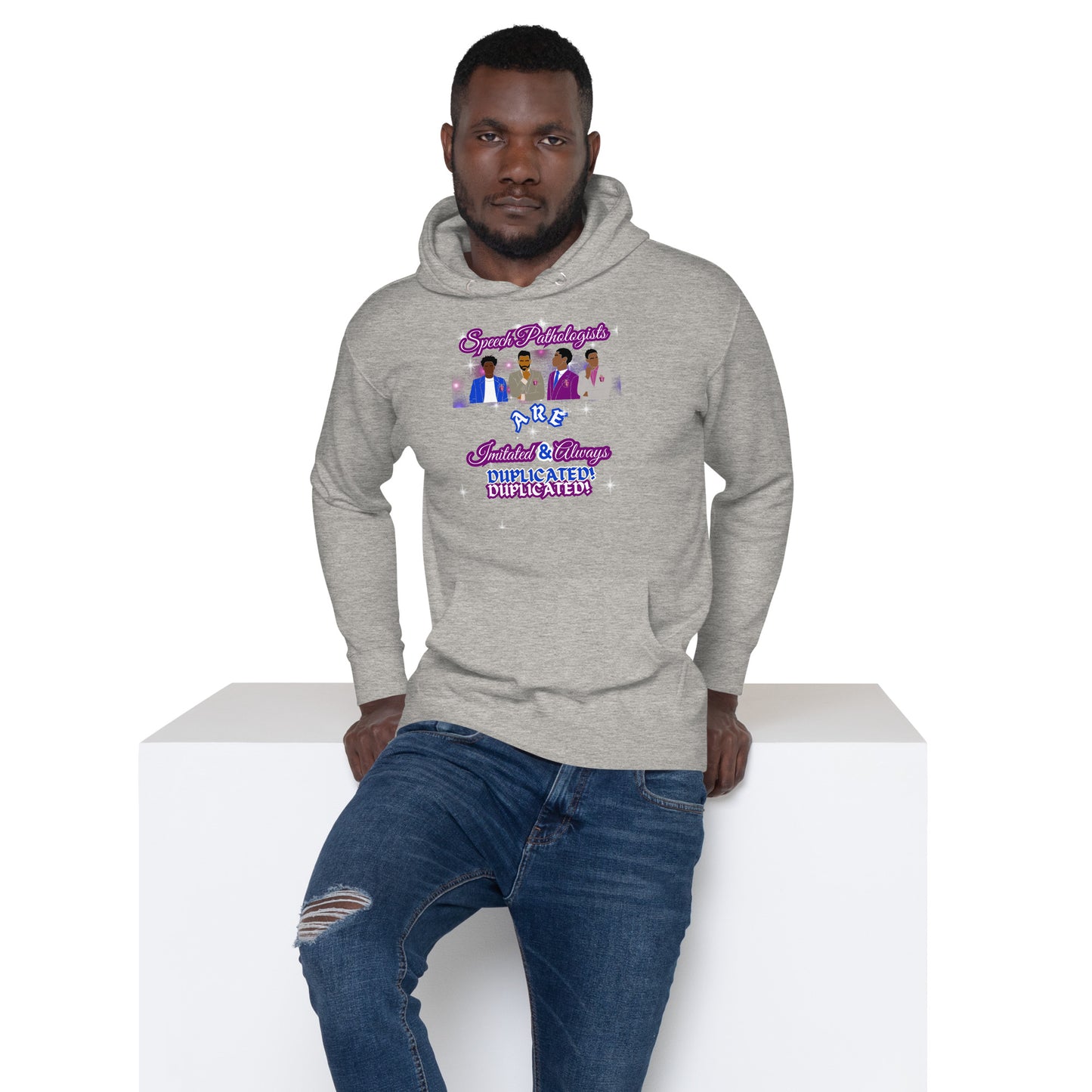 (Ebony Male) Imitated and Always Duplicated! Unisex Hoodie