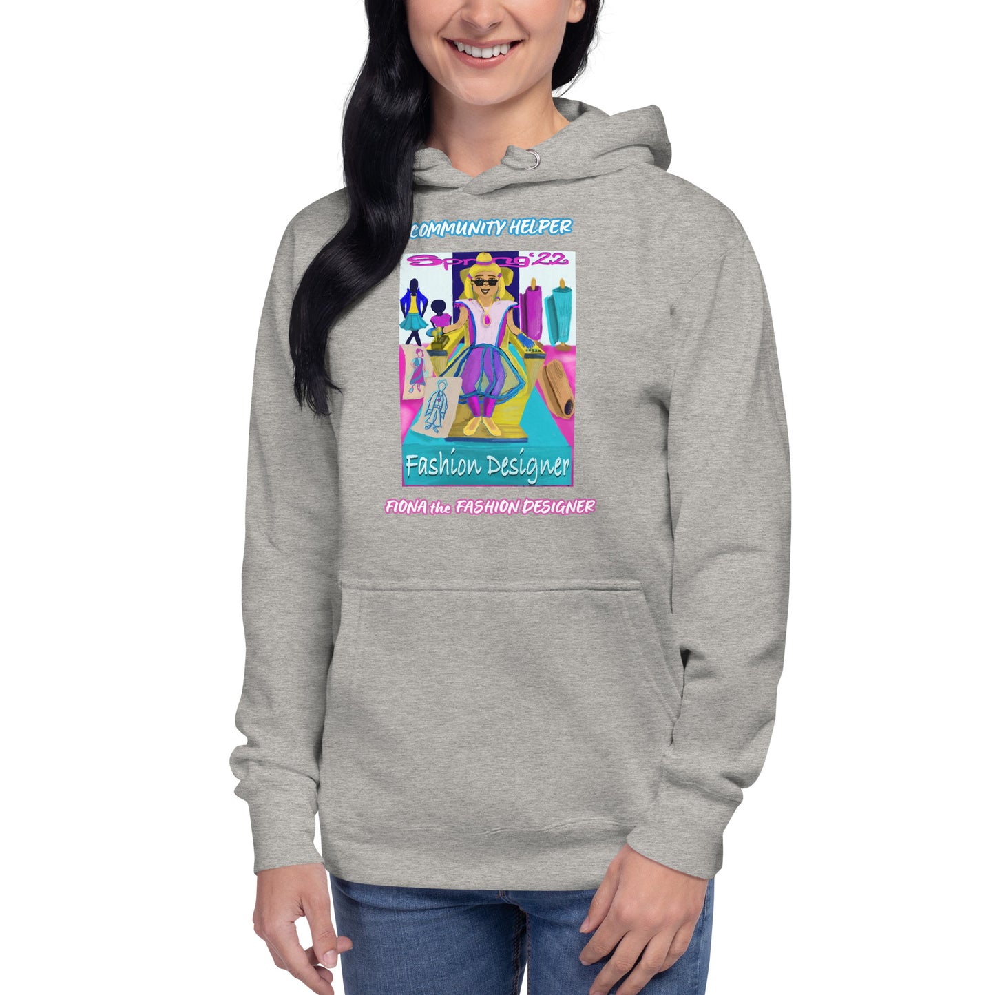 Fiona the Fashion Designer (Community Helper) Unisex Hoodie