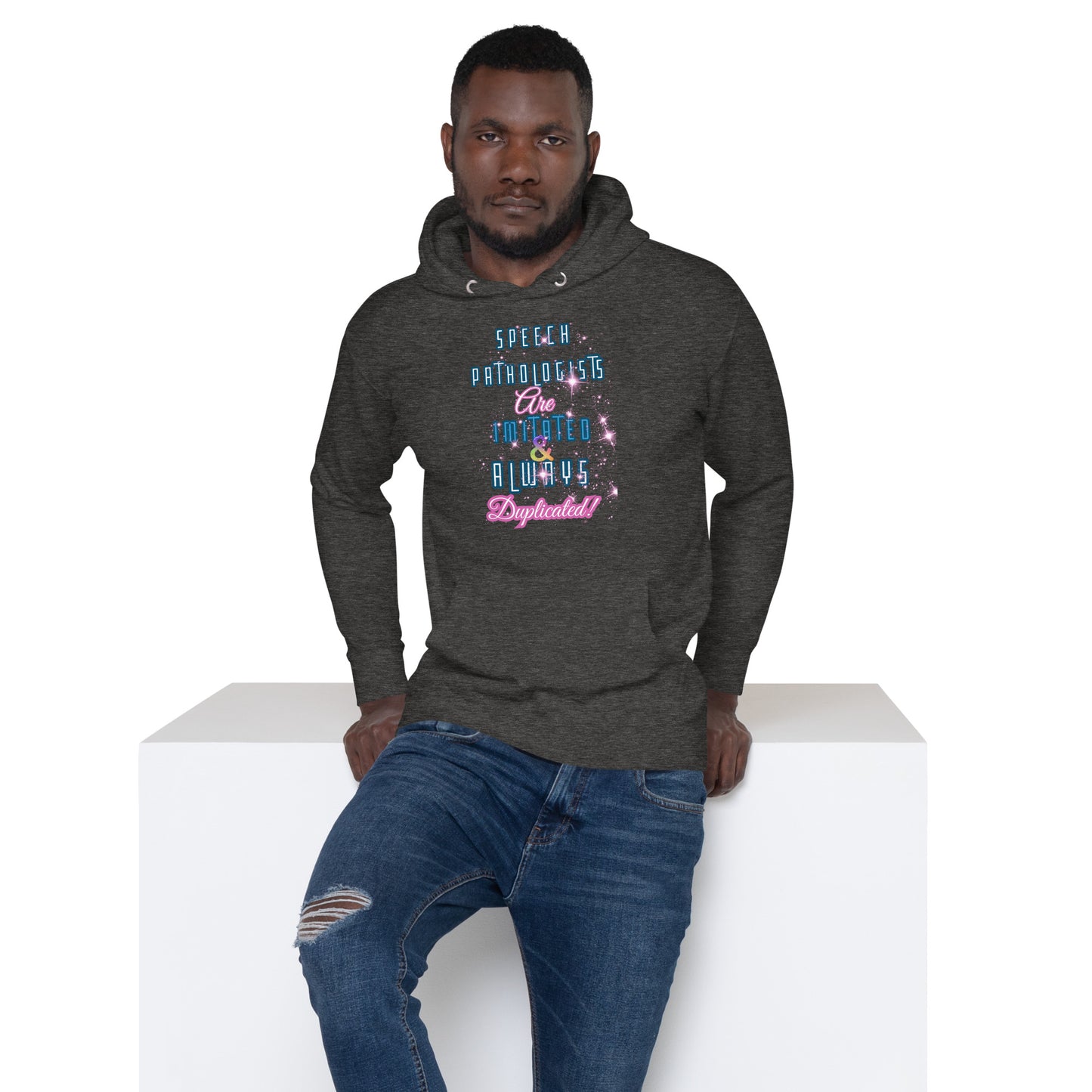 (Words Only) Imitated and Always Duplicated! Hoodie! Unisex Hoodie
