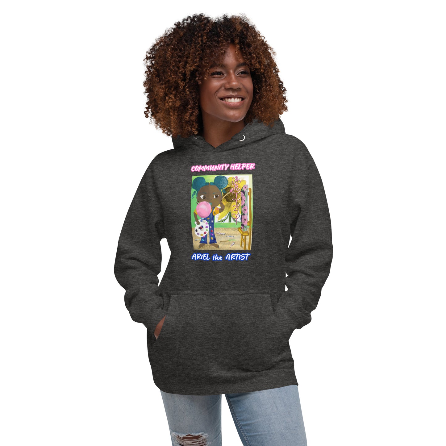 Ariel the Artist! (Community Helper) Unisex Hoodie