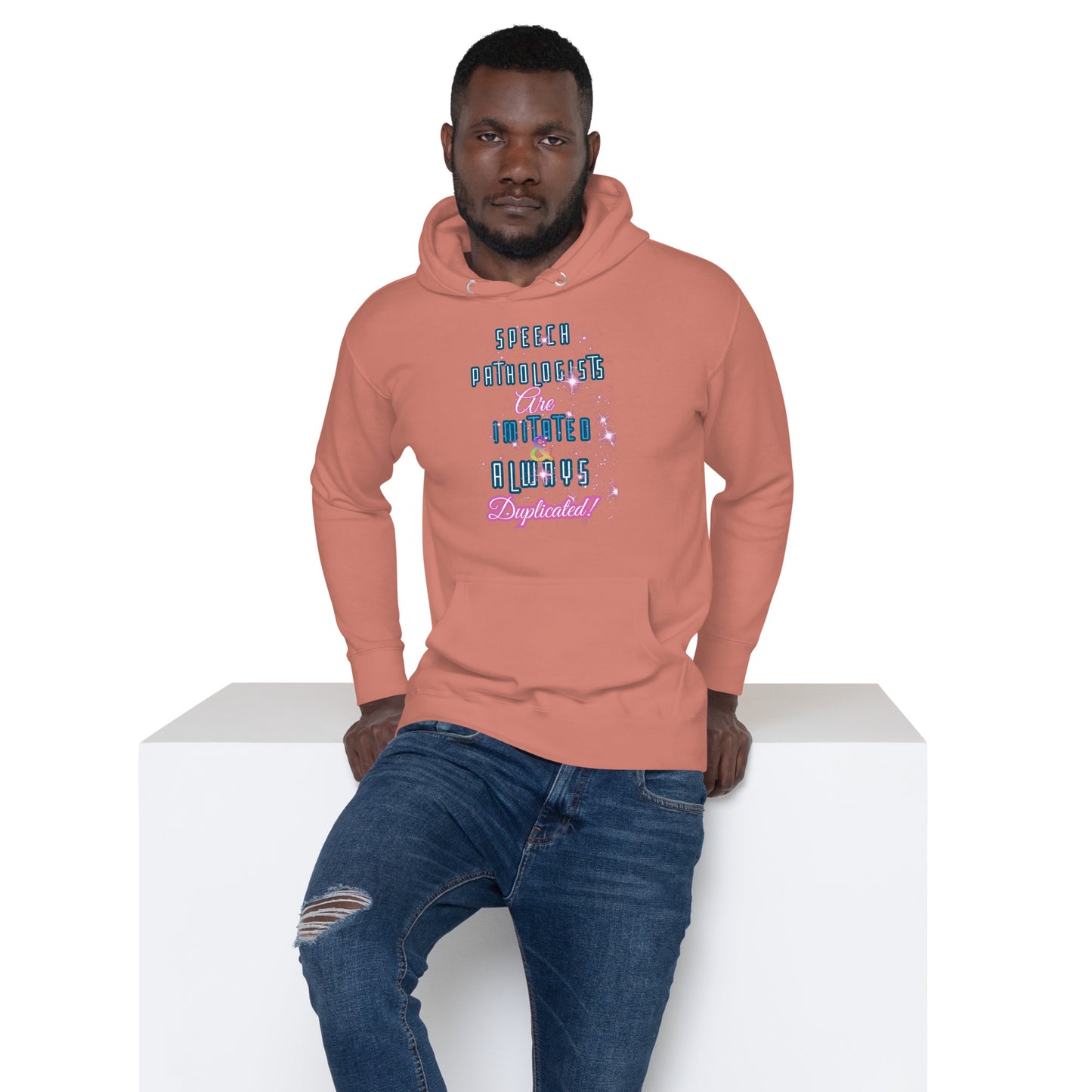 (Words Only) Imitated and Always Duplicated! Hoodie! Unisex Hoodie