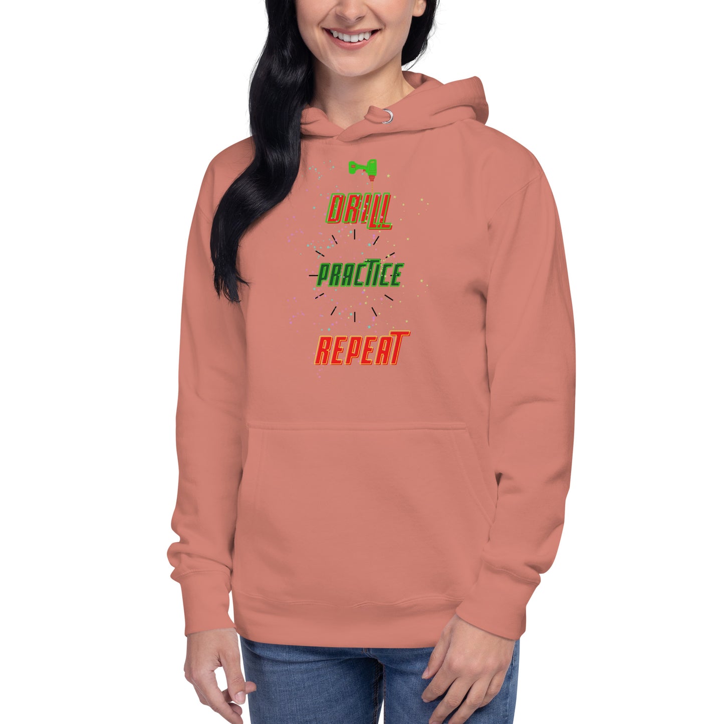 Drill Practice Repeat! (Unisex Hoodie)
