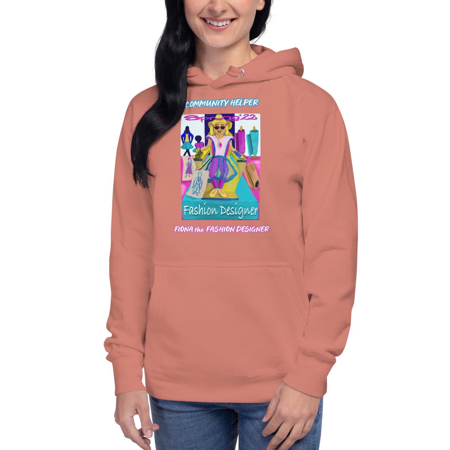 Fiona the Fashion Designer (Community Helper) Unisex Hoodie