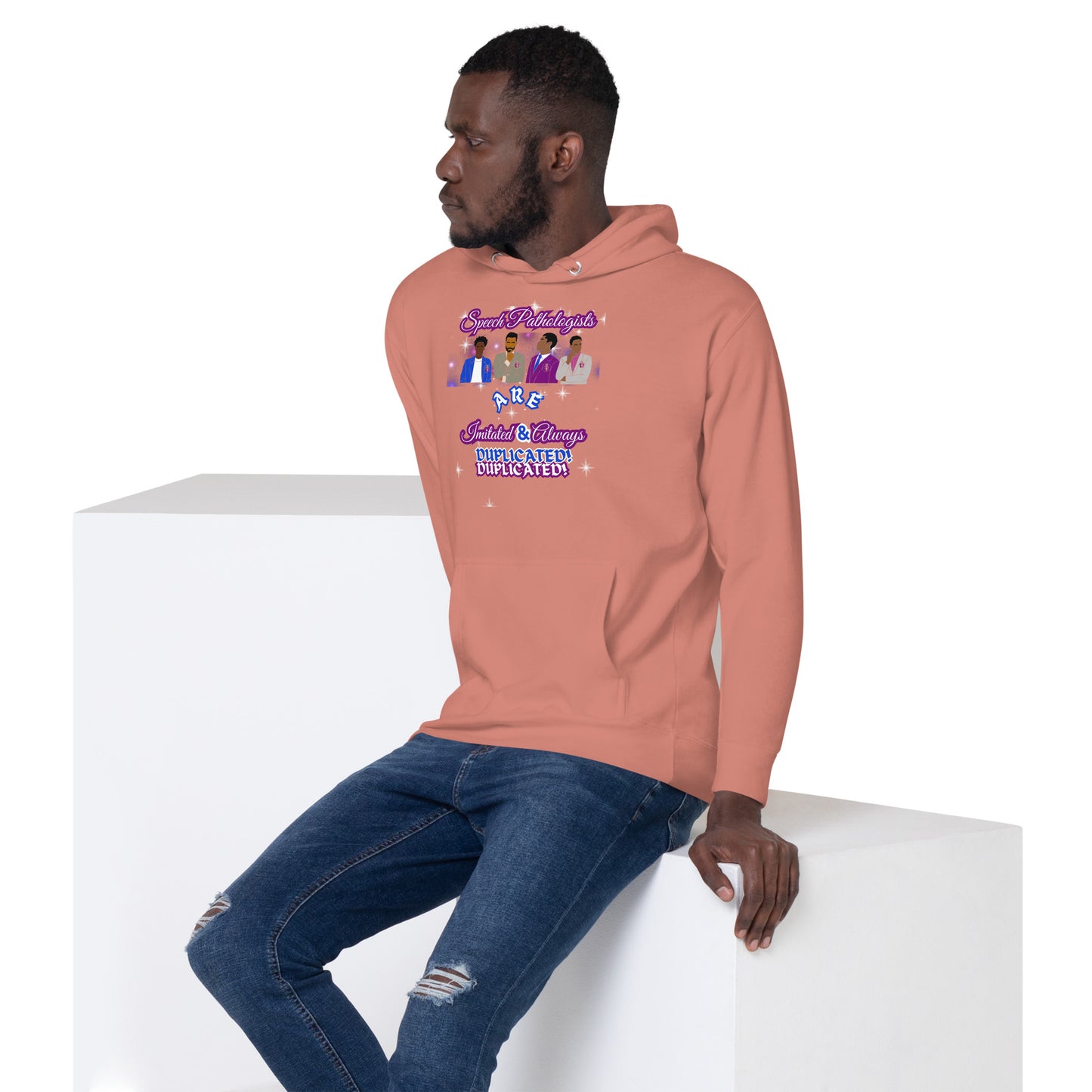 (Ebony Male) Imitated and Always Duplicated! Unisex Hoodie