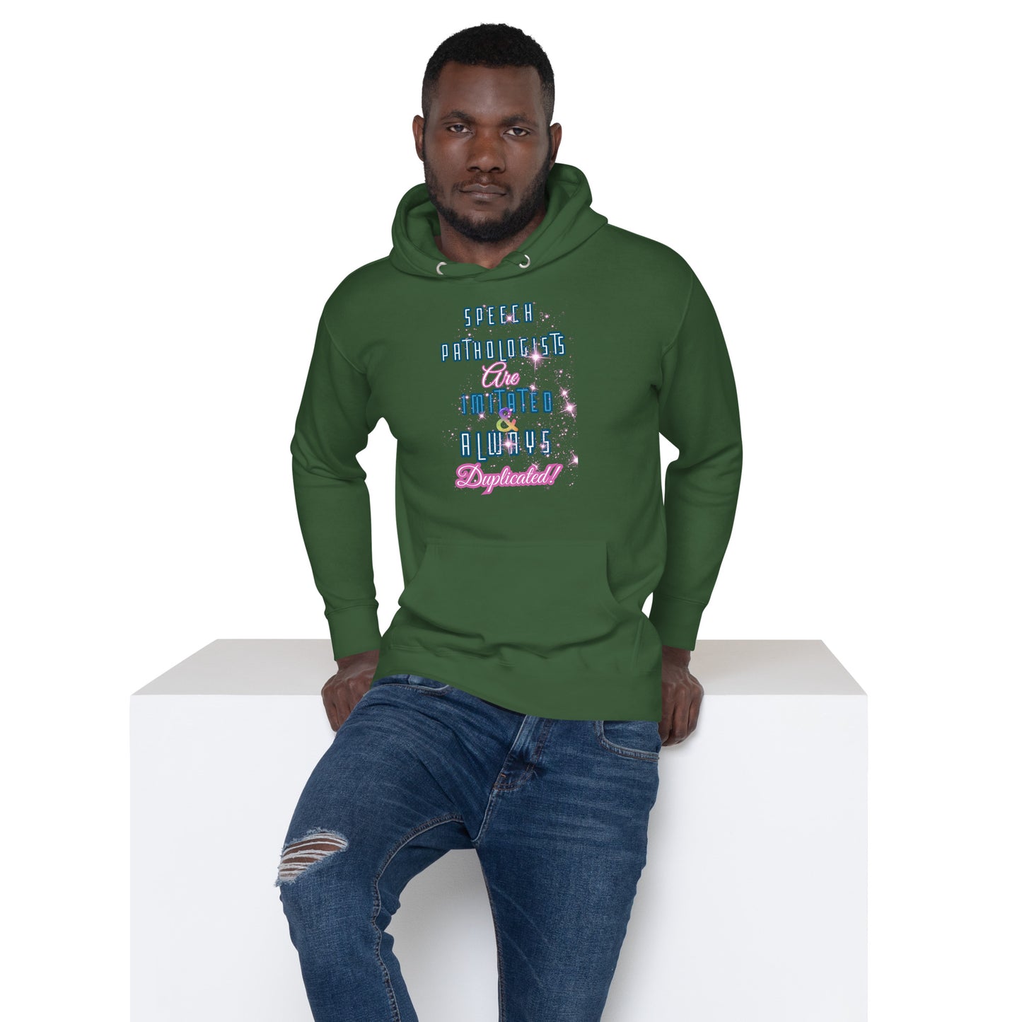(Words Only) Imitated and Always Duplicated! Hoodie! Unisex Hoodie
