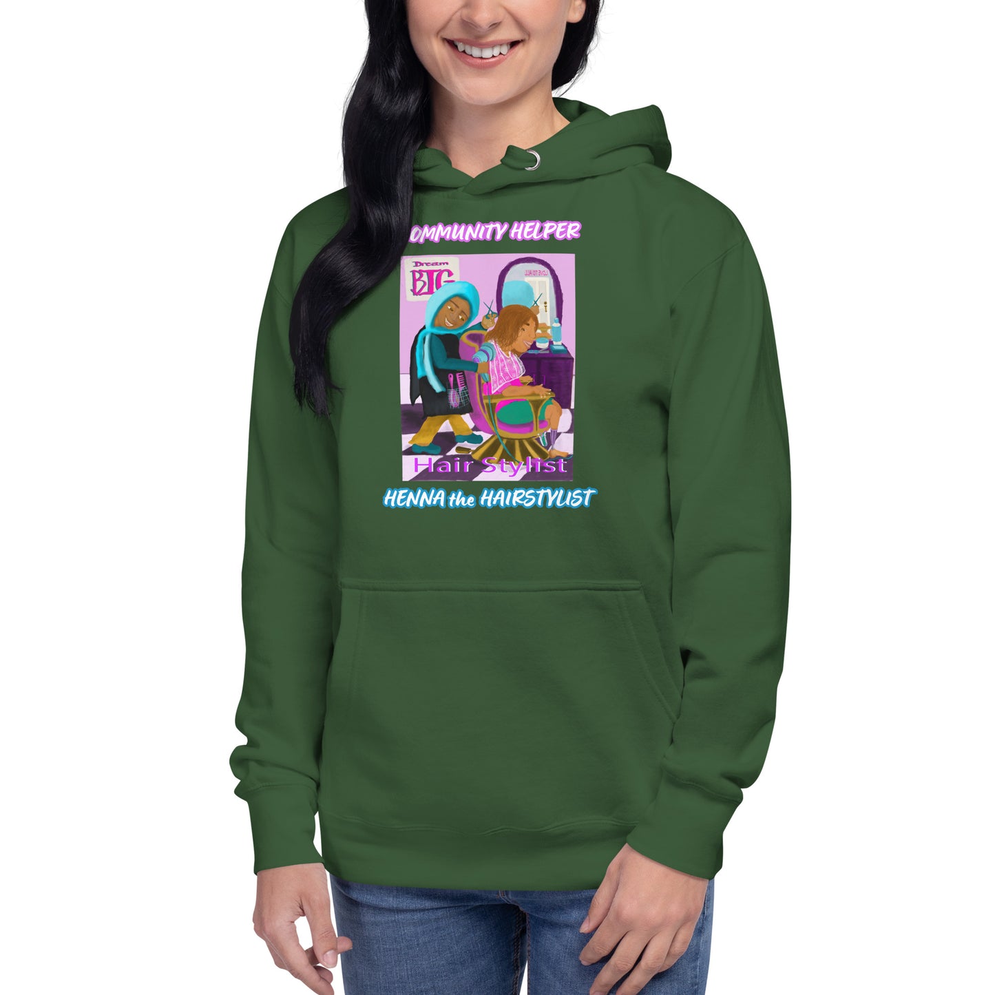 Henna the Hairstylist! (Community Helper) Unisex Hoodie