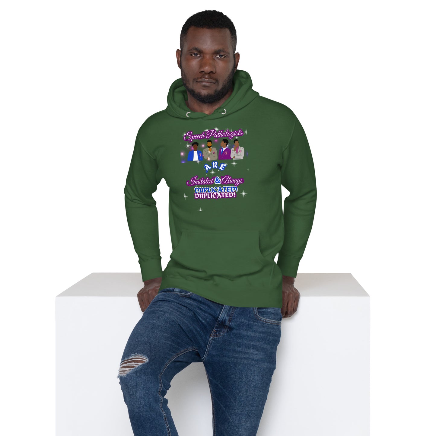 (Ebony Male) Imitated and Always Duplicated! Unisex Hoodie