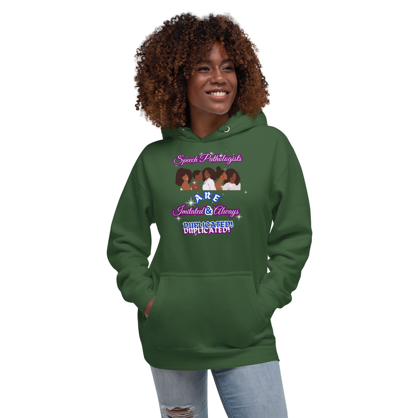 (Ebony Female) Imitated and Always Duplicated! Unisex Hoodie