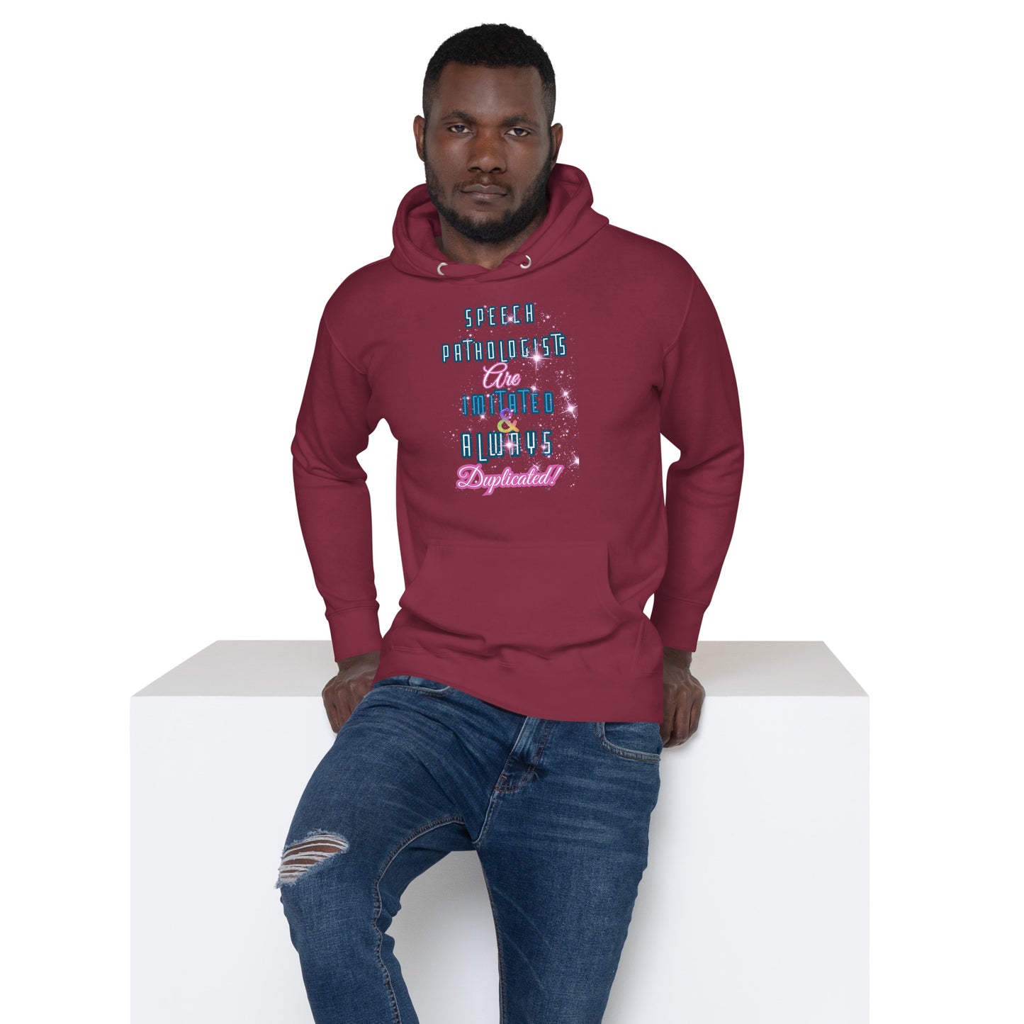 (Words Only) Imitated and Always Duplicated! Hoodie! Unisex Hoodie