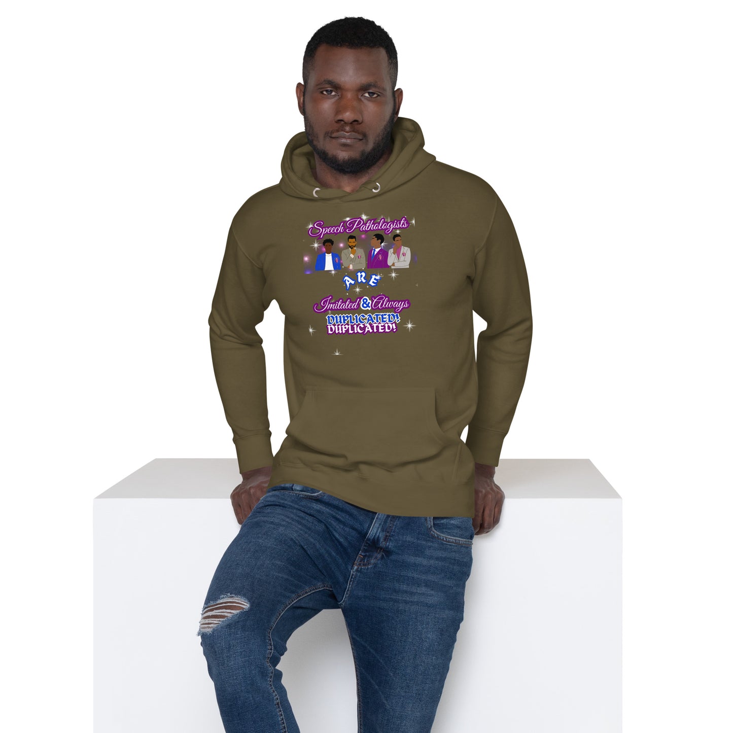 (Ebony Male) Imitated and Always Duplicated! Unisex Hoodie