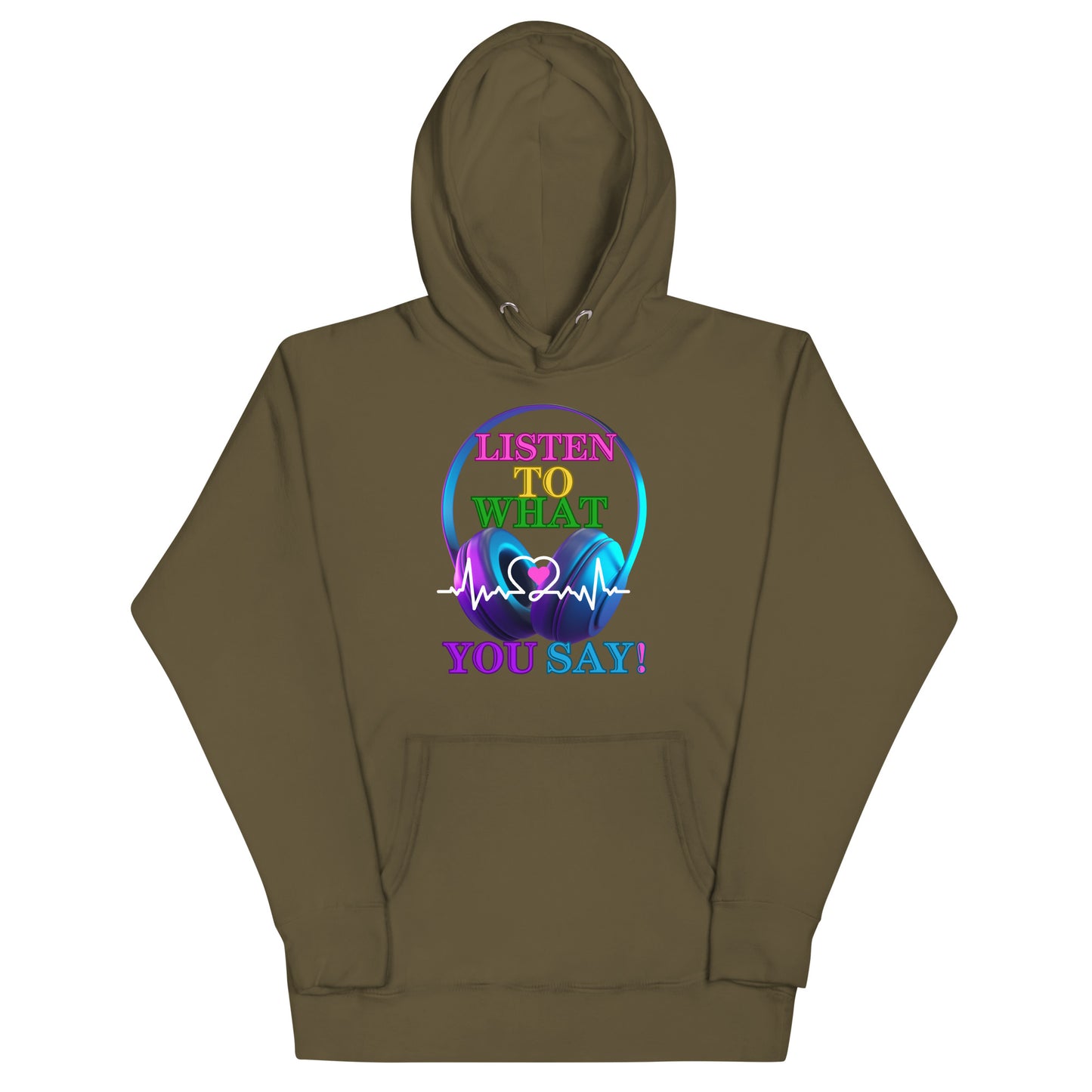 Listen To What You Say! (Unisex Hoodie)